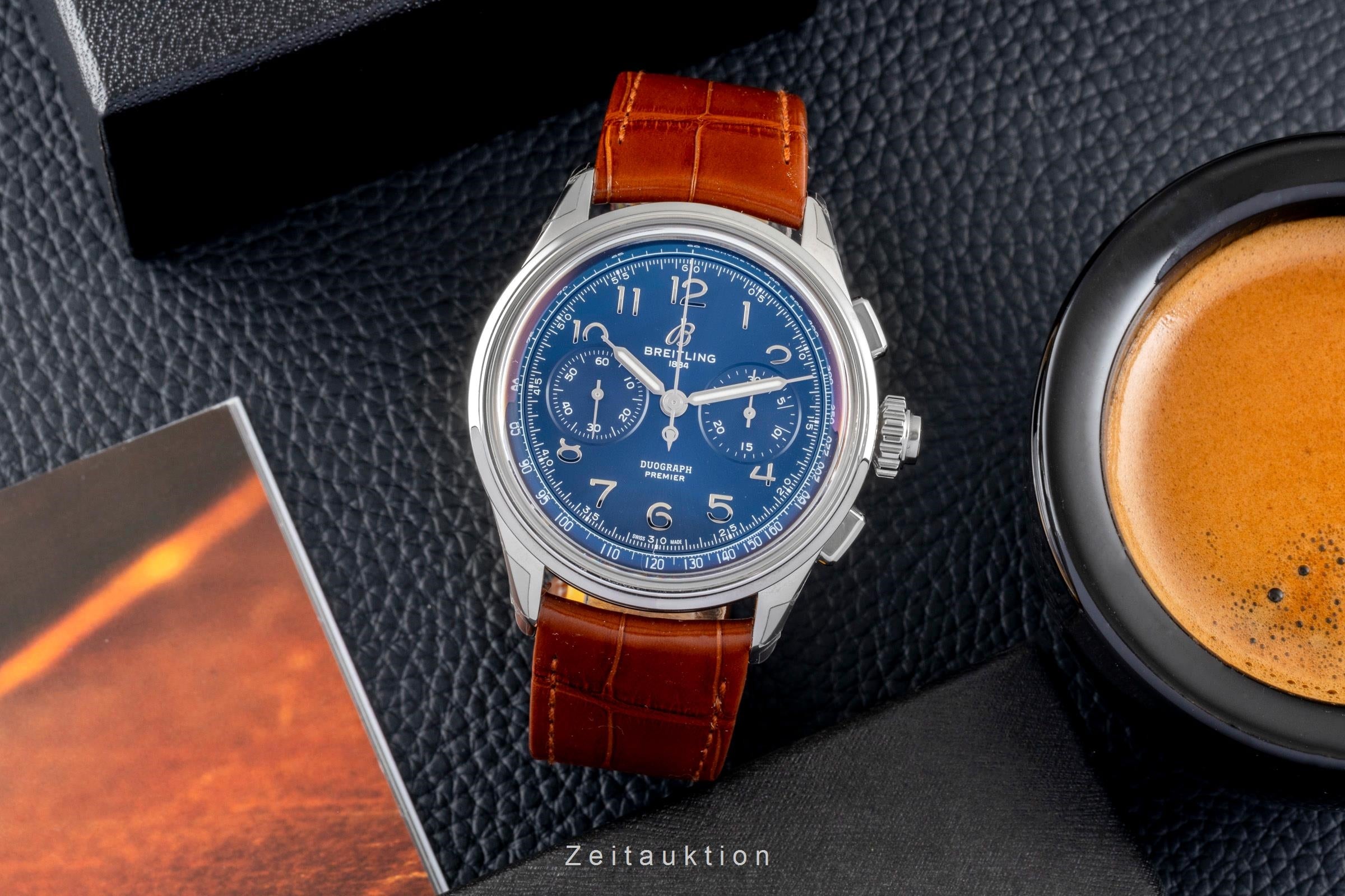Breitling Premier B15 Duograph 42 Handaufzug Ref. AB1510171C1P1 B&P NP: 11650 € [2602962]