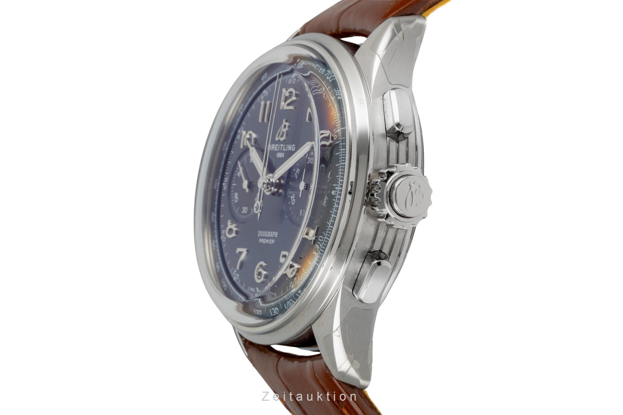 Breitling Premier B15 Duograph 42 Handaufzug Ref. AB1510171C1P1 B&P NP: 11650 € [2602962]