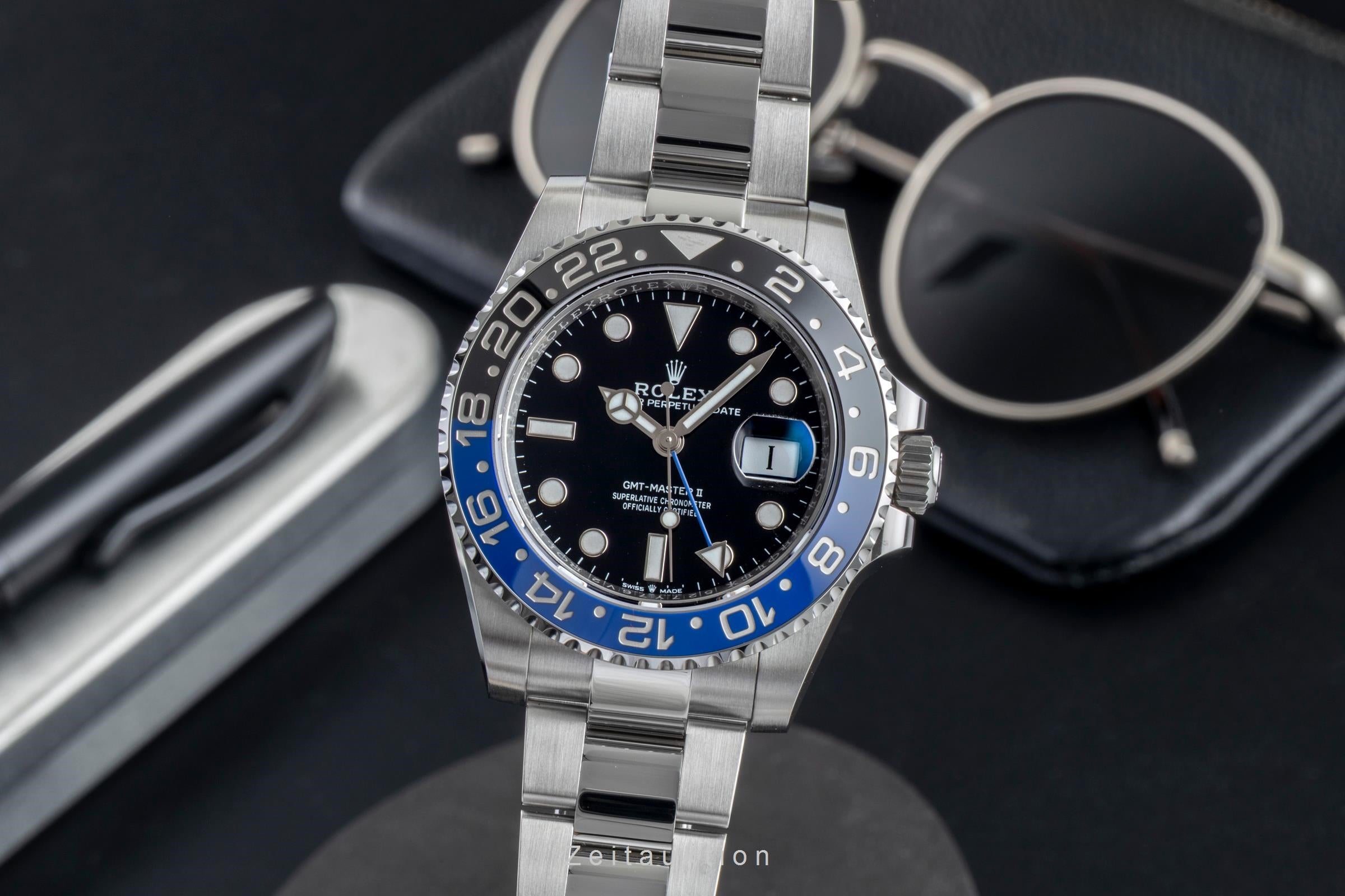 Rolex GMT-Master II "Batman" Stahl Automatik Herrenuhr Ref. 126710BLNR B&P 2025 [2602963]