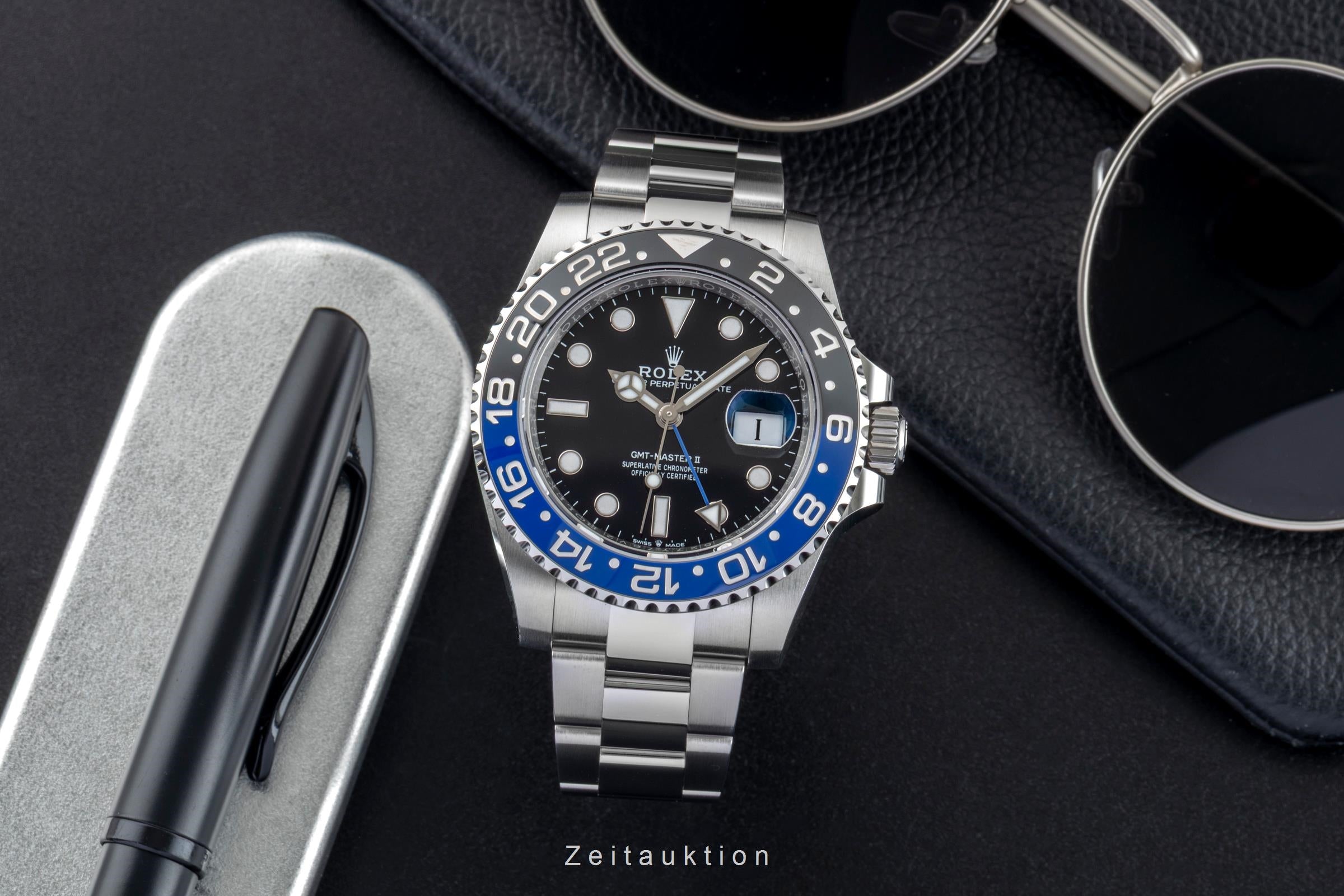 Rolex GMT-Master II acier automatique montre pour hommes 126710BLNR  [2602963]