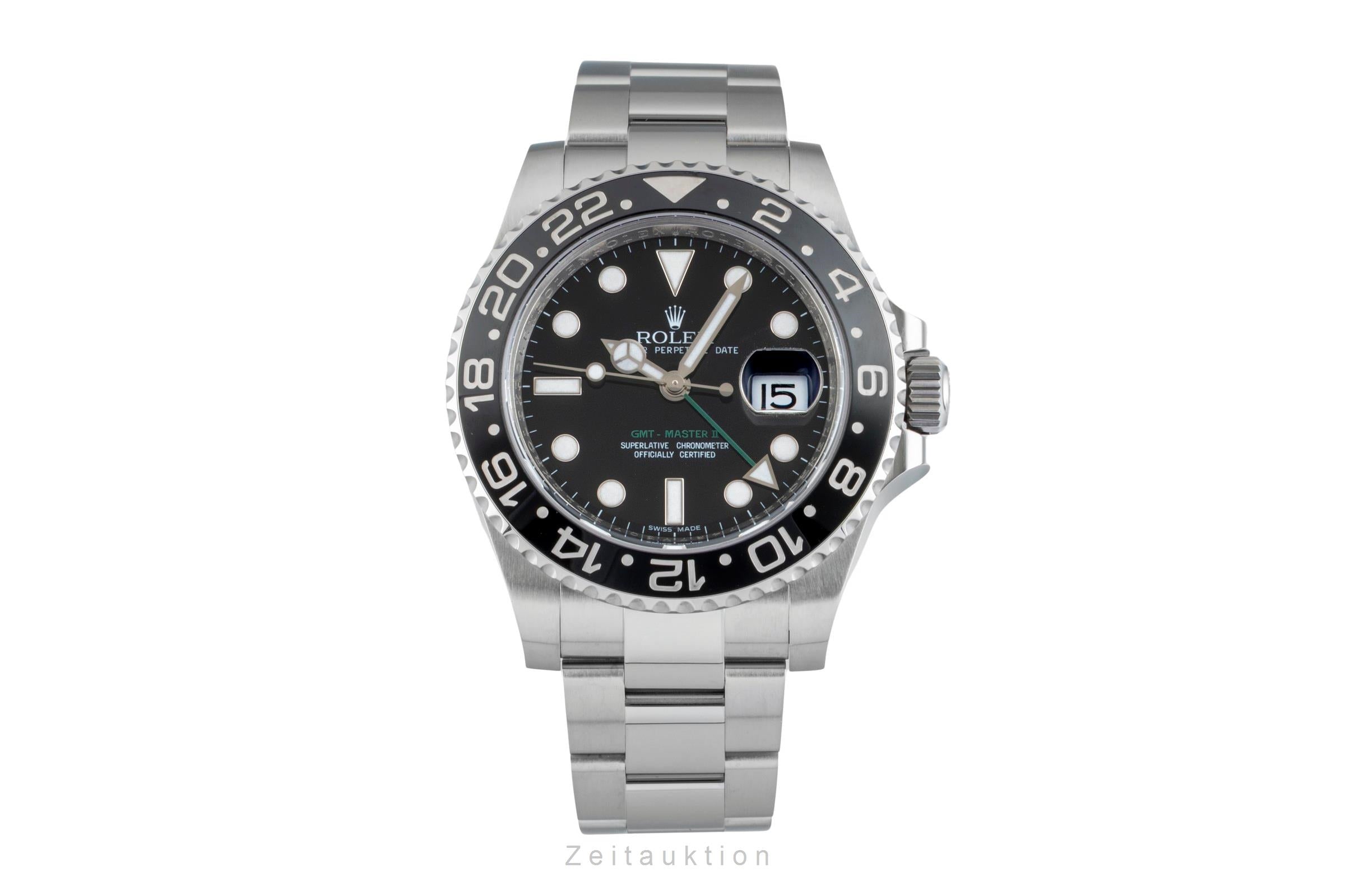 Rolex GMT-Master II steel automatic men's watch 116710LN  [2602964]