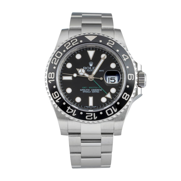Rolex GMT-Master II steel automatic men's watch 116710LN  [2602964]