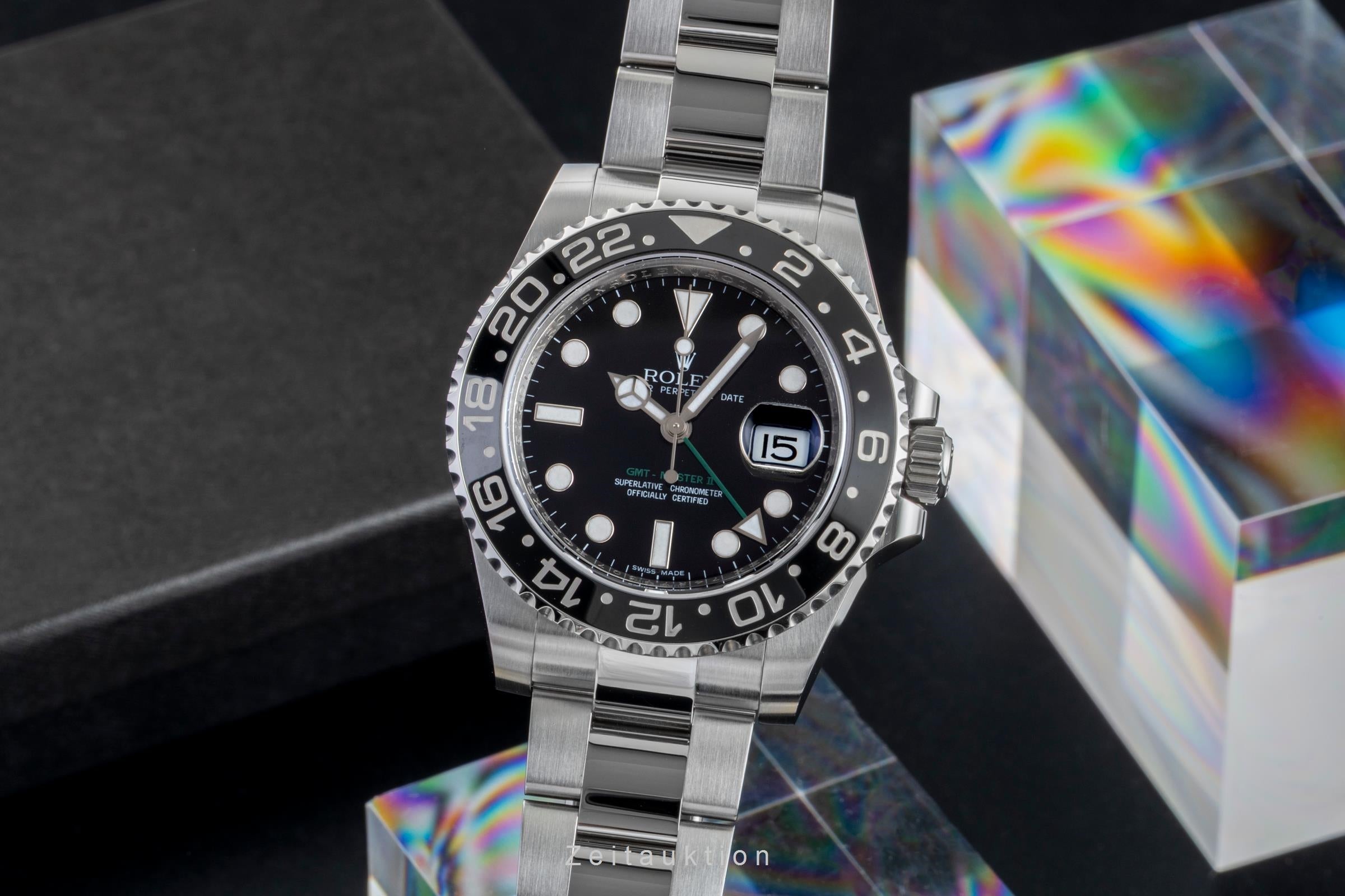 Rolex GMT-Master II steel automatic men's watch 116710LN  [2602964]