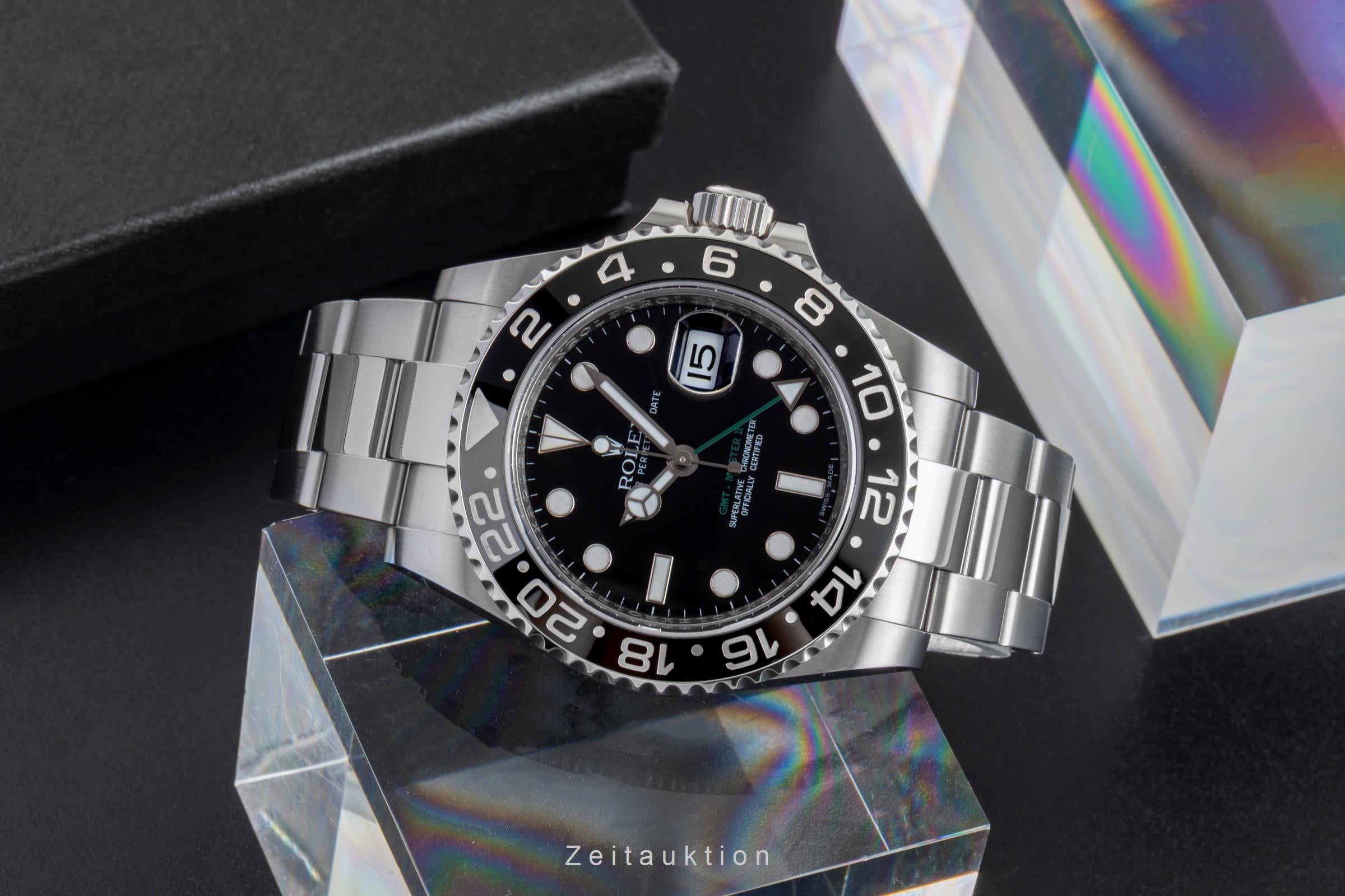 Rolex GMT-Master II steel automatic men's watch 116710LN  [2602964]