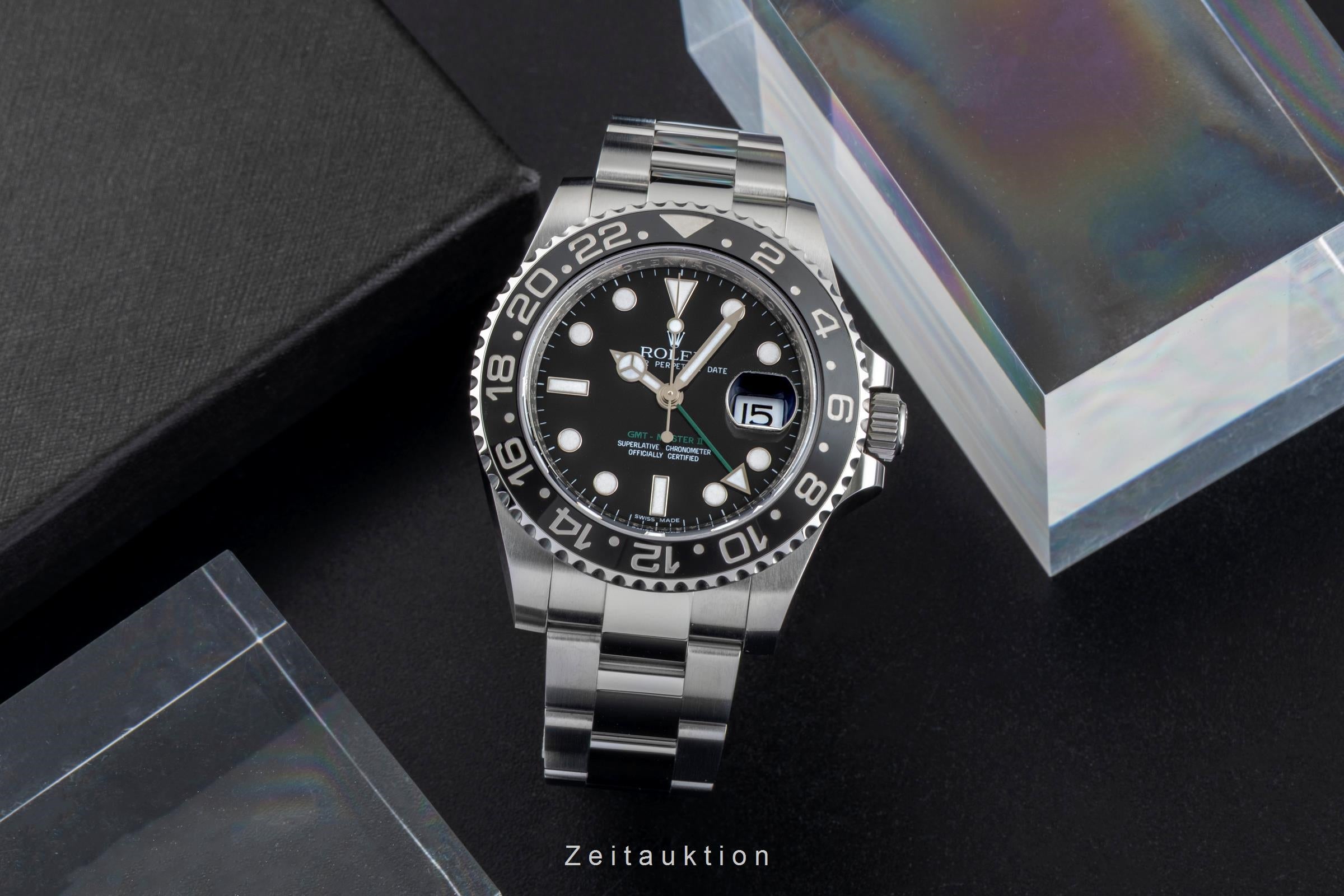 Rolex GMT-Master II steel automatic men's watch 116710LN  [2602964]
