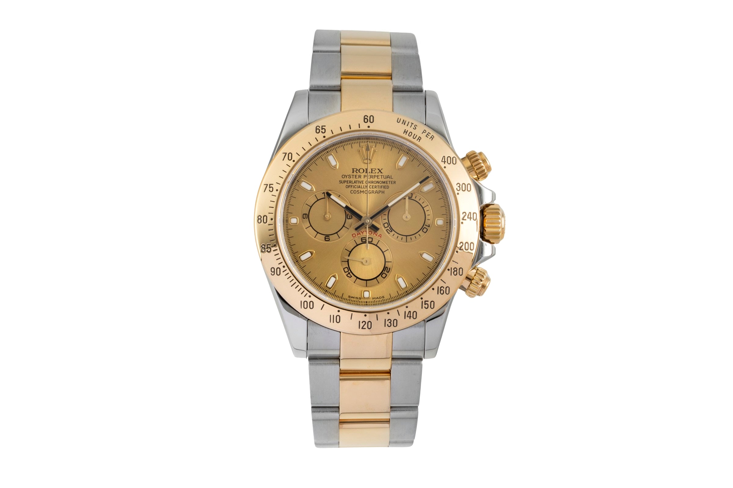 Rolex Daytona cronografo acciaio / oro automatismo orologio da uomo 116523  [2602965]
