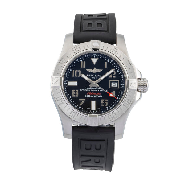 Breitling Super Avenger II acier automatique montre pour hommes A17331  [2602971]
