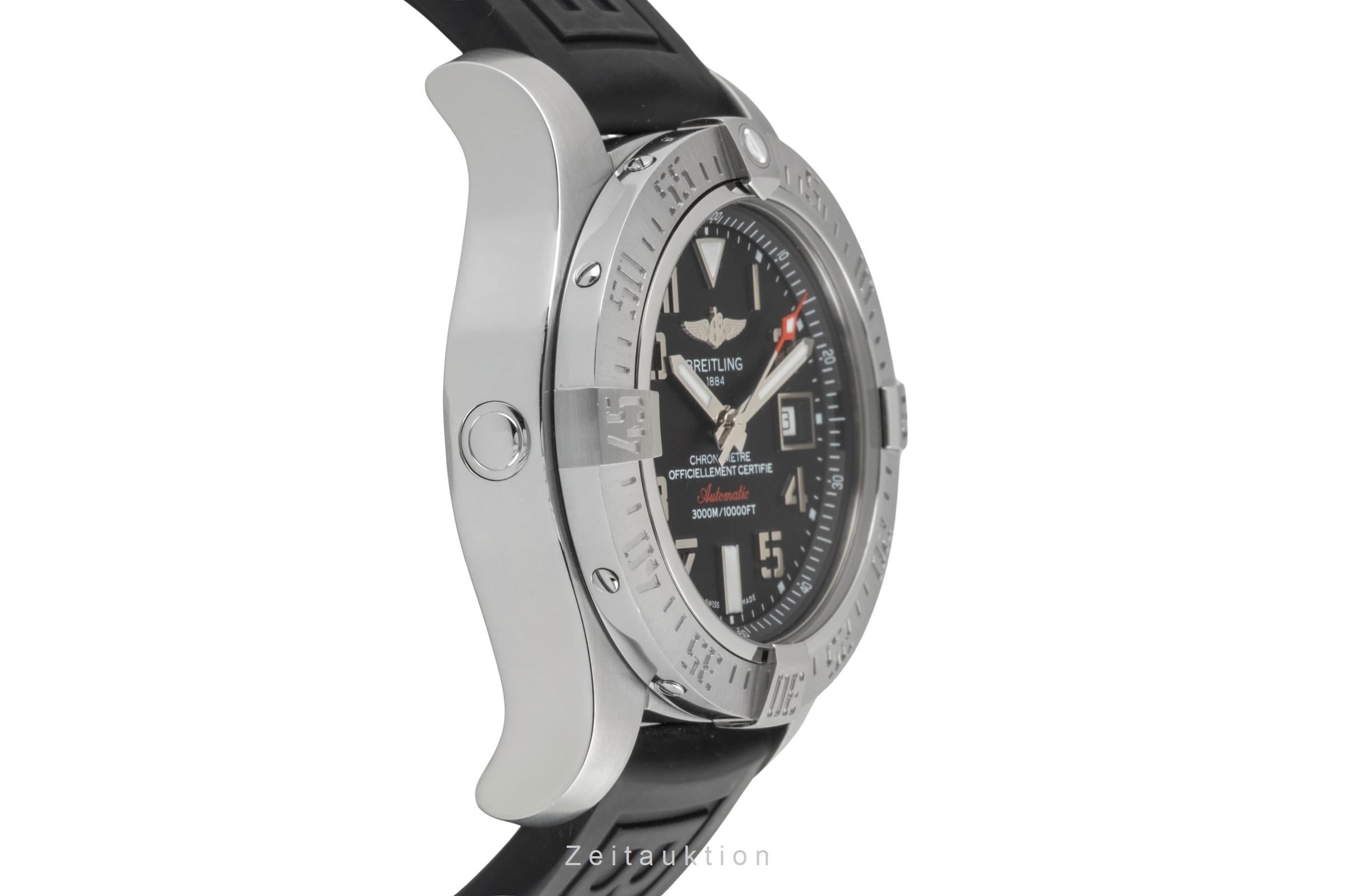 Breitling Super Avenger II acier automatique montre pour hommes A17331  [2602971]