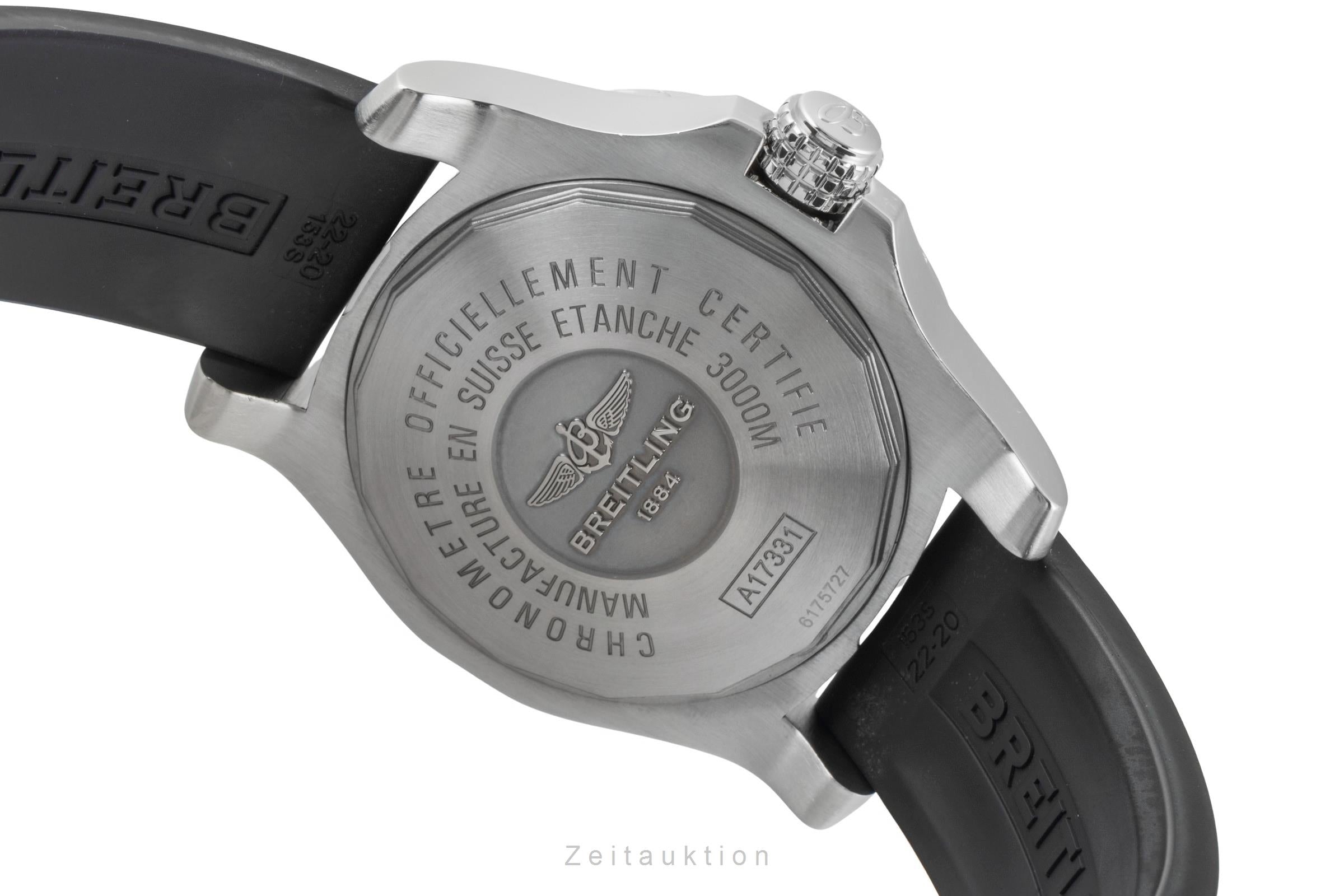 Breitling Super Avenger II acier automatique montre pour hommes A17331  [2602971]