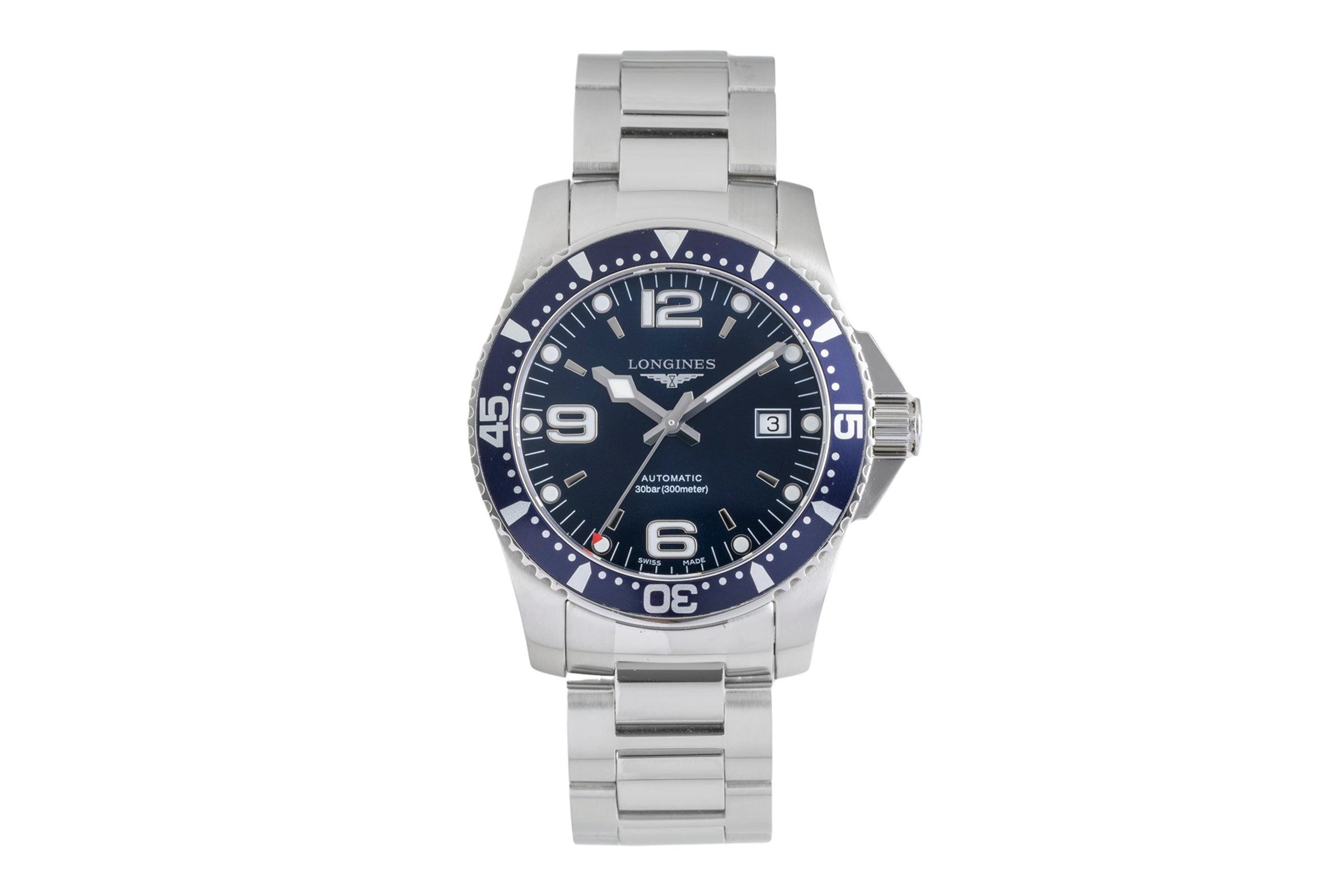 Longines Hydro Conquest Automatik Edelstahl Herrenuhr Ref. L3.642.4  [2602974]
