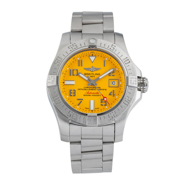 Breitling Avenger II Seawolf Stahl Automatik Herren Ref. A1733110 B&P 2018 [2602975]