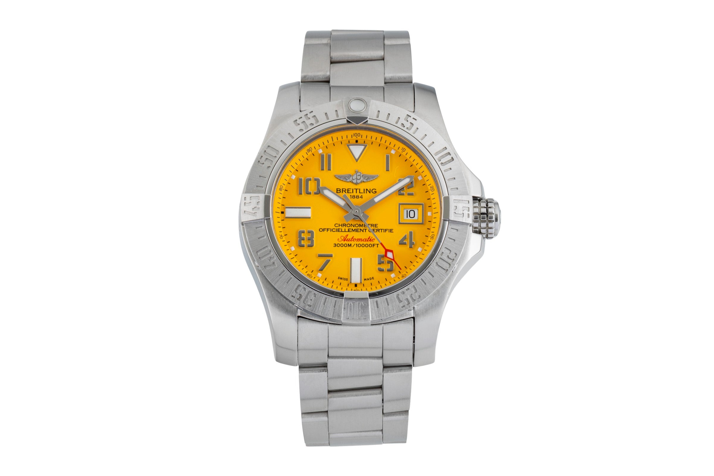 Breitling Avenger II Seawolf Stahl Automatik Herren Ref. A1733110 B&P 2018 [2602975]