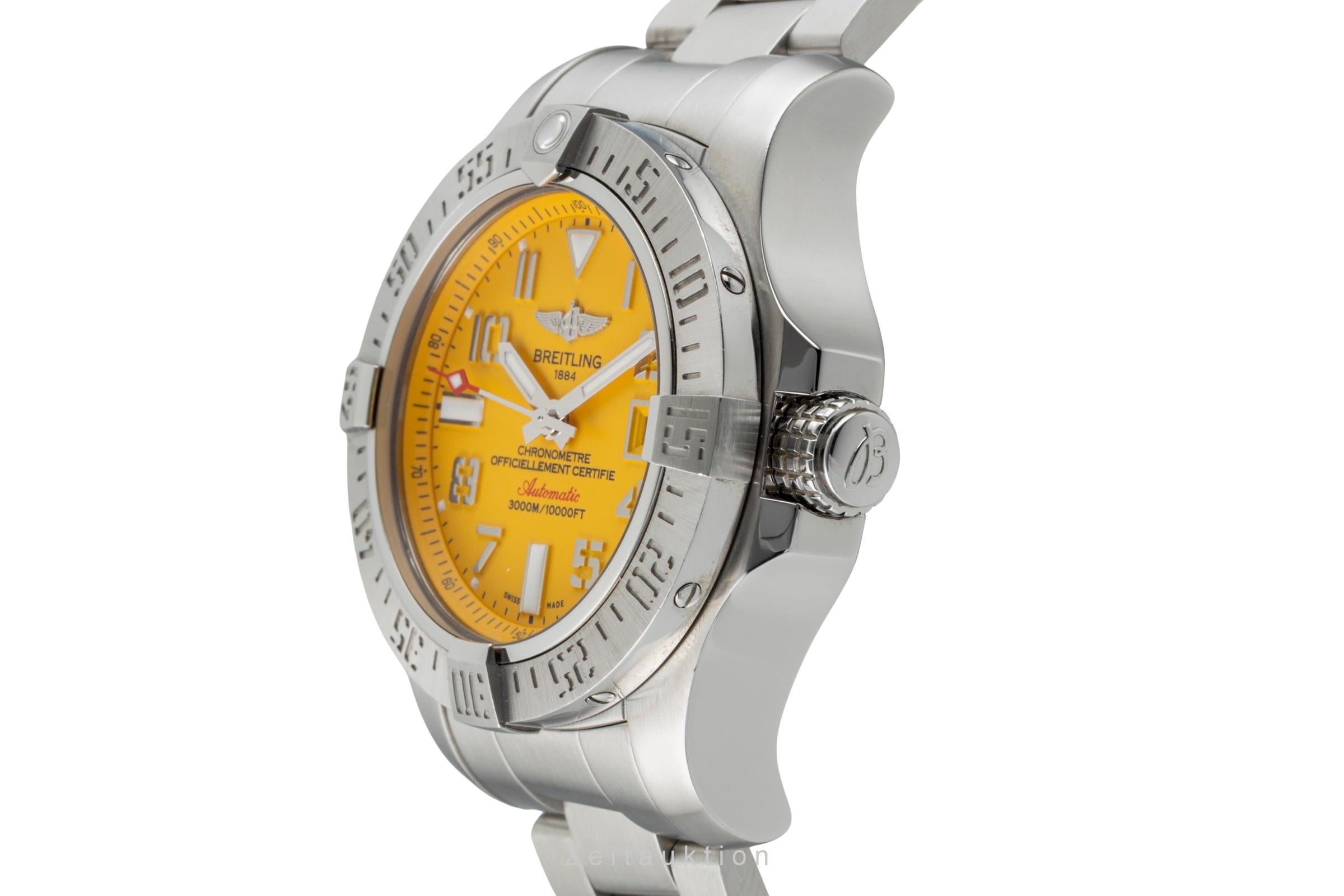 Breitling Avenger II Seawolf Stahl Automatik Herren Ref. A1733110 B&P 2018 [2602975]