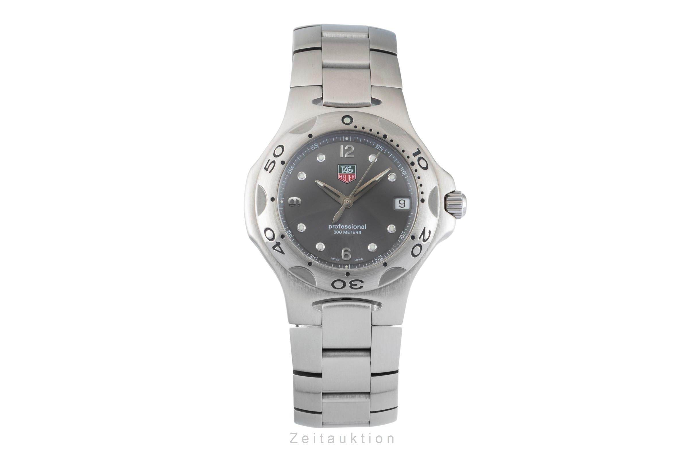 Tag Heuer Kirium Professional Edelstahl Datum Herrenuhr Ref. WL1111 Klassiker [2602976]