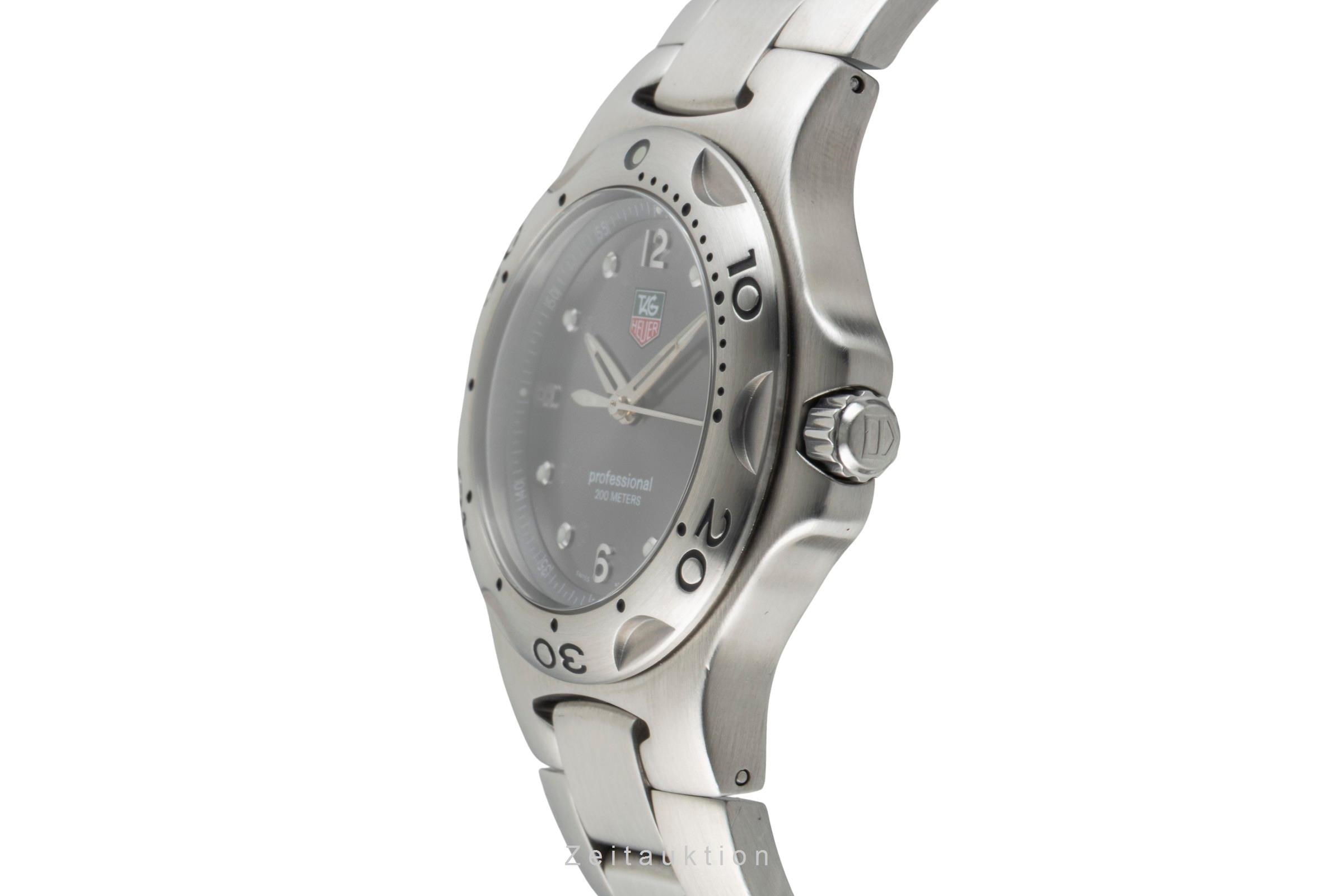 Tag Heuer Kirium Professional Edelstahl Datum Herrenuhr Ref. WL1111 Klassiker [2602976]