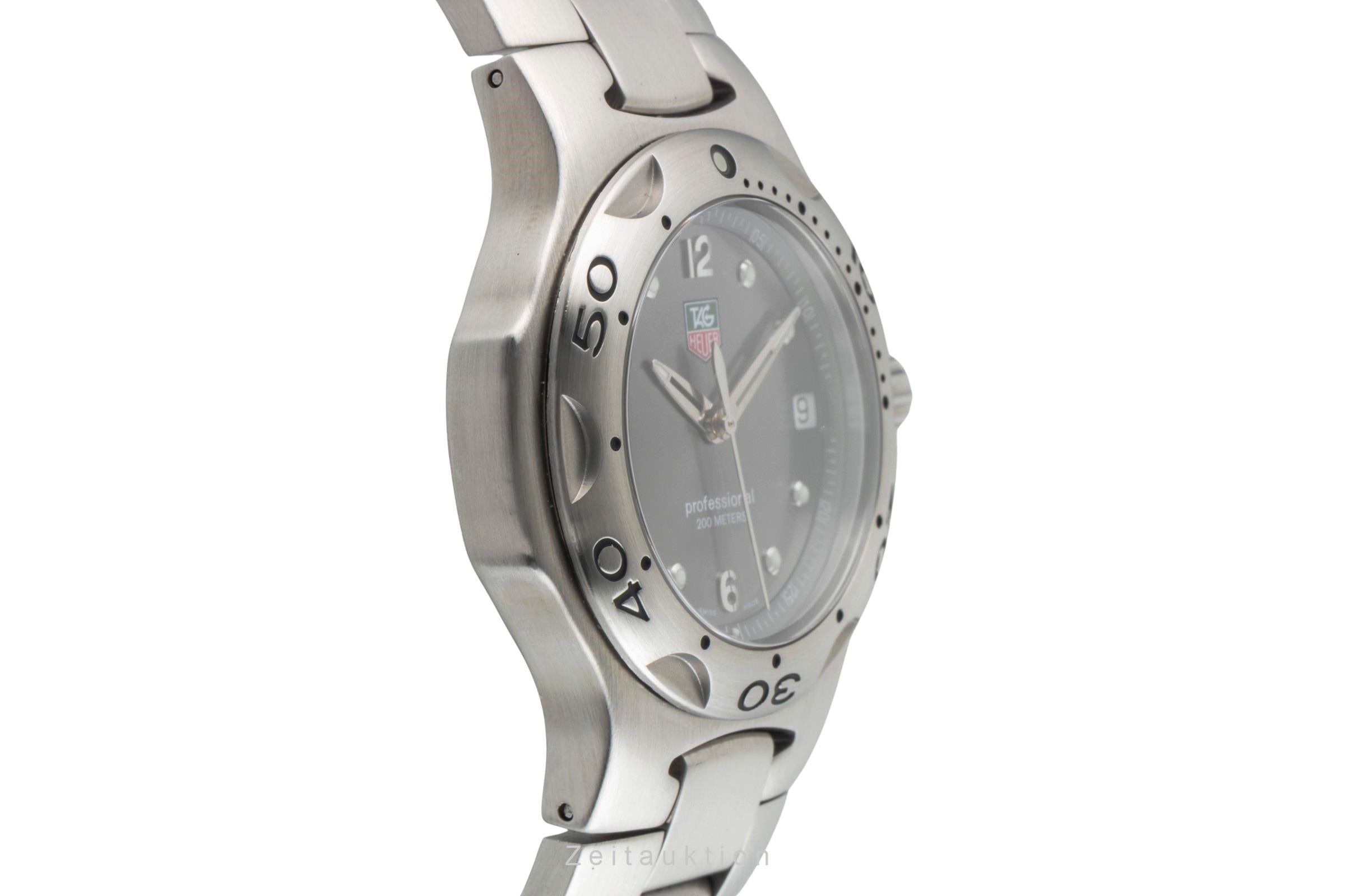 Tag Heuer Kirium Professional Edelstahl Datum Herrenuhr Ref. WL1111 Klassiker [2602976]
