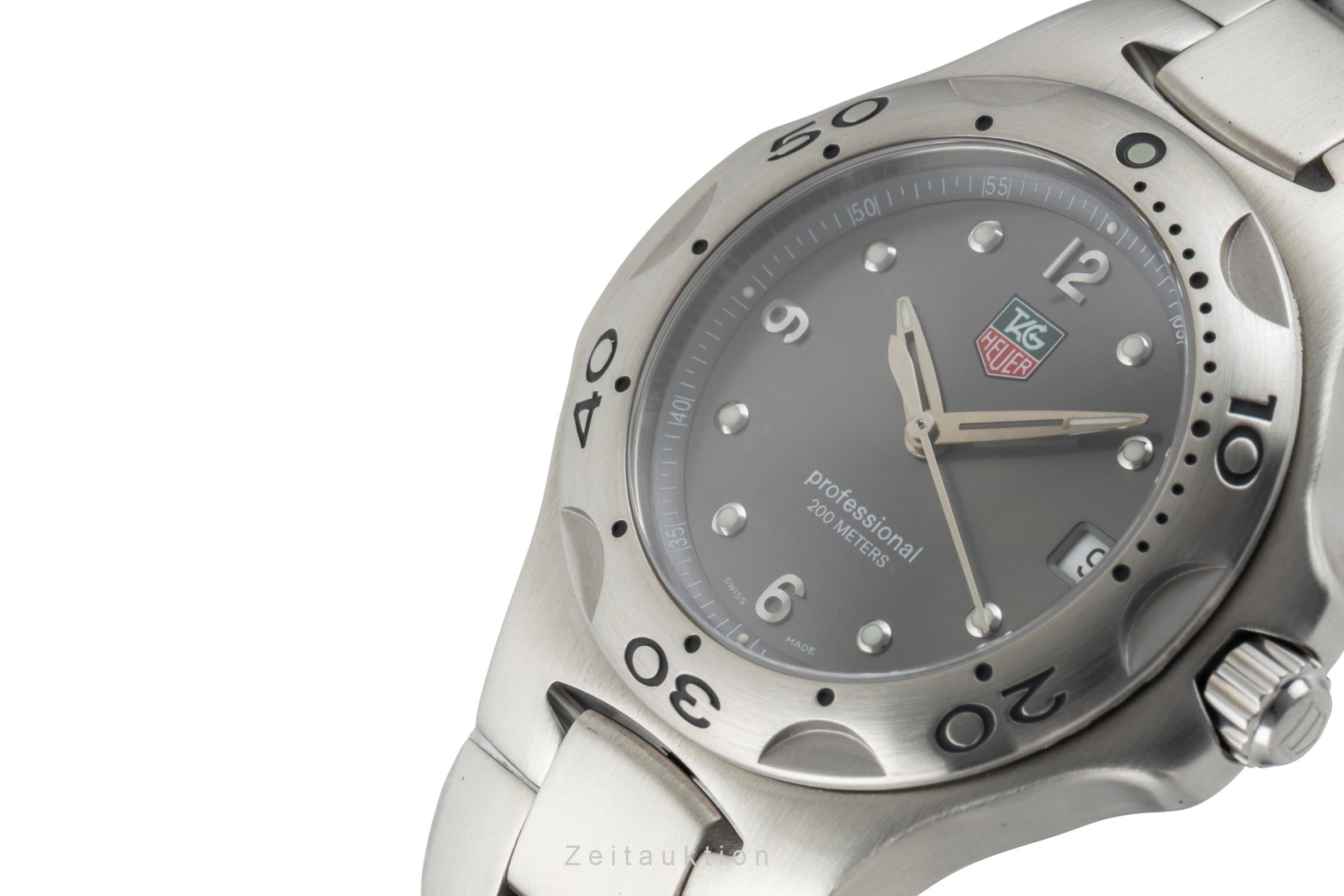 Tag Heuer Kirium Professional Edelstahl Datum Herrenuhr Ref. WL1111 Klassiker [2602976]