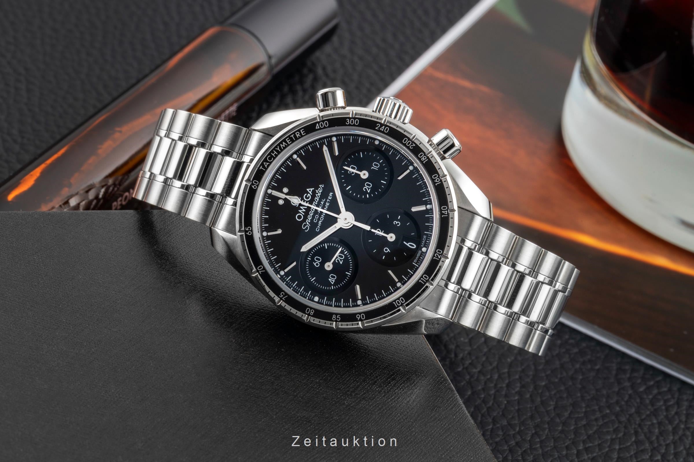 Omega Speedmaster 38 Chronograph Automatik Ref. 324.30.38.50.01.001 B&P 2022 [2602978]