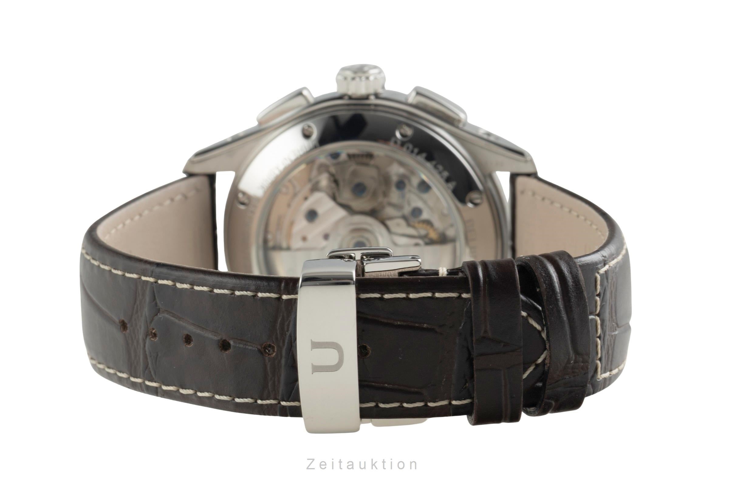 Union Glashütte Belisar cronógrafo acero automático reloj para caballeros D014.425.16.017.01 LP: 3600EUR  [2602979]