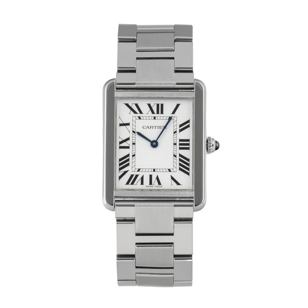 Cartier Tank steel quartz men's watch W5200014  [2602980]