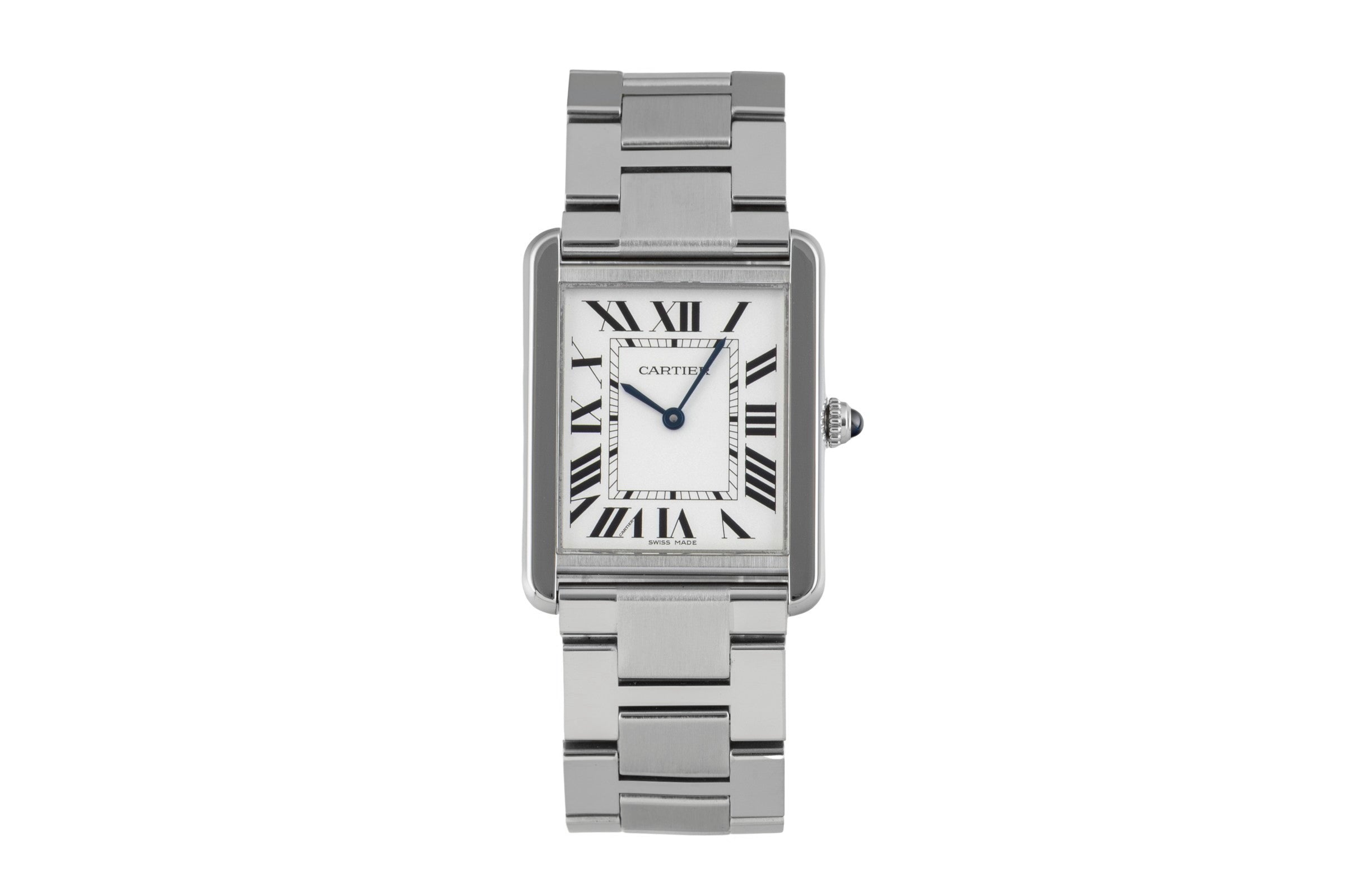 Cartier Tank steel quartz men's watch W5200014  [2602980]