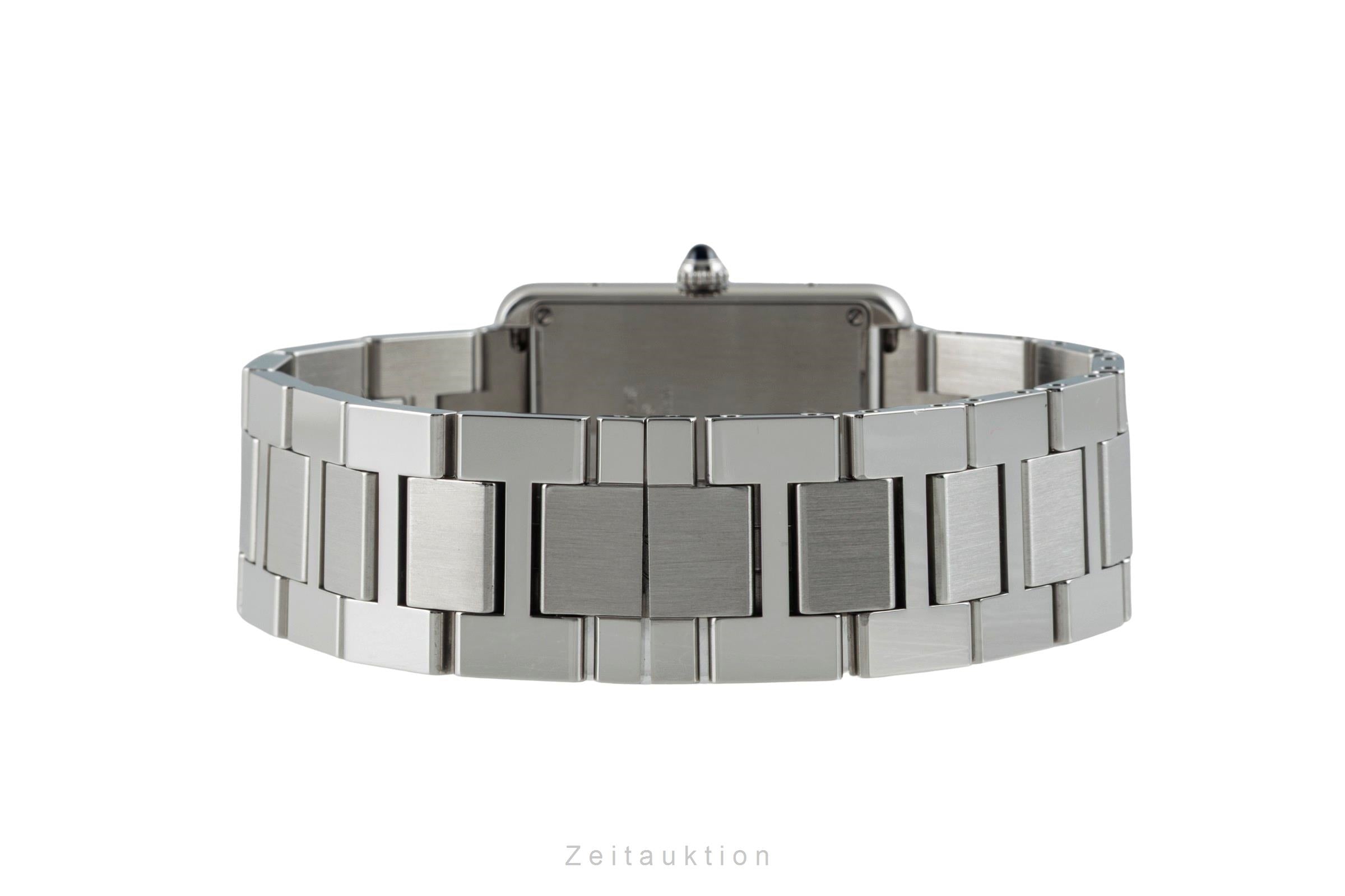 Cartier Tank steel quartz men's watch W5200014  [2602980]