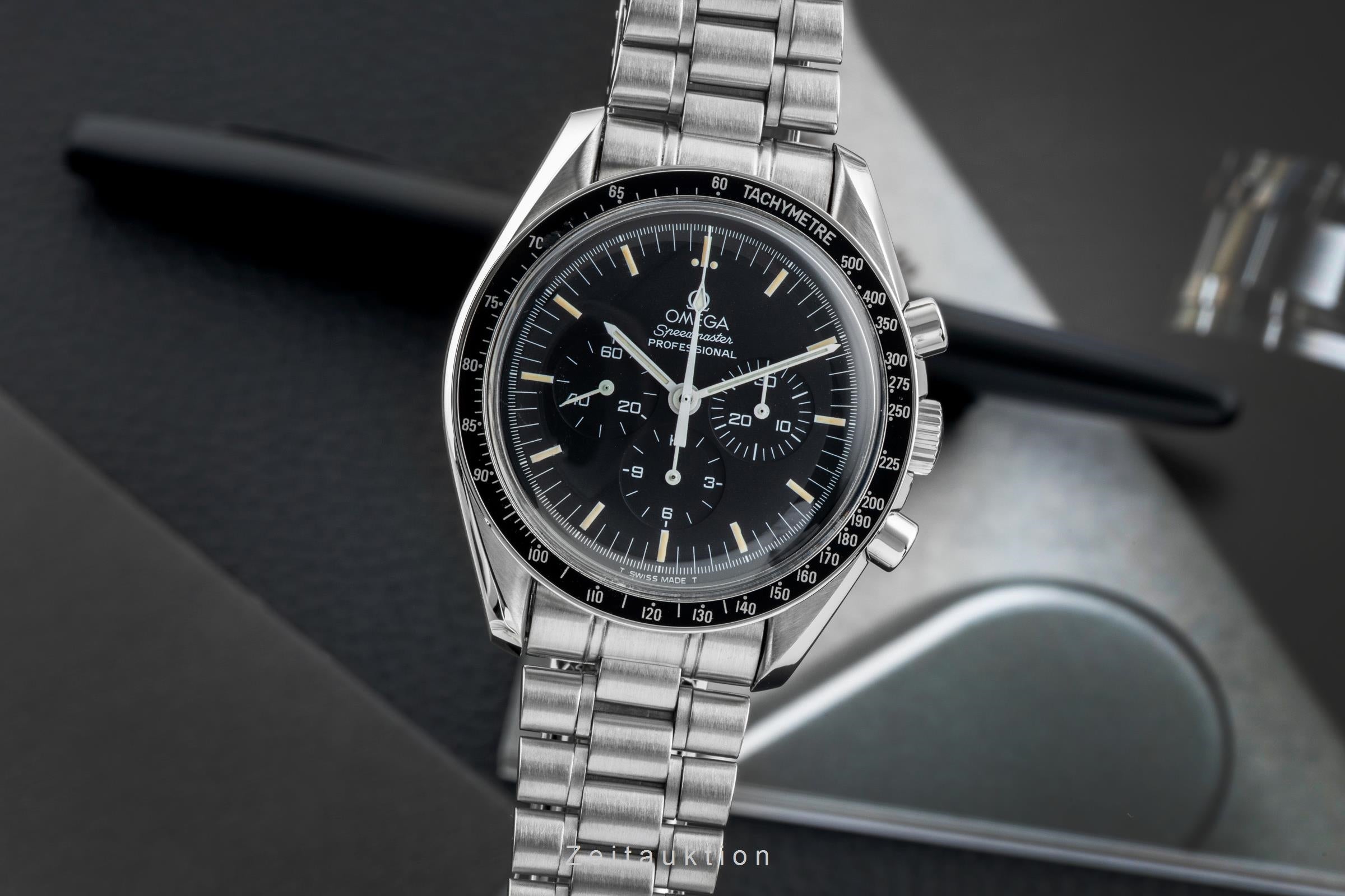 Omega Speedmaster Moonwatch Chronograph Stahl Handaufzug Ref. 3590.50.00 B&P [2602995]