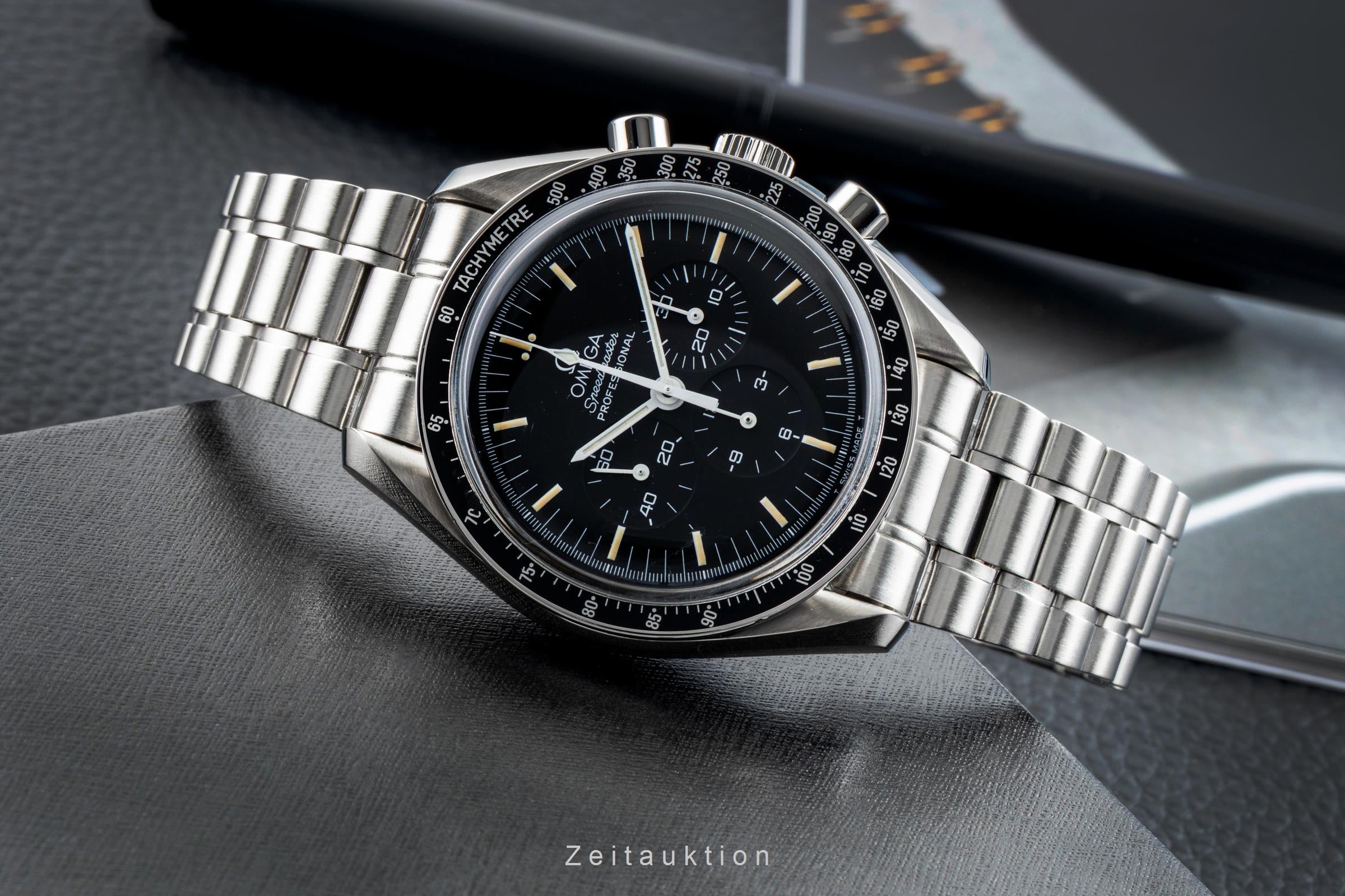 Omega Speedmaster Moonwatch Chronograph Stahl Handaufzug Ref. 3590.50.00 B&P [2602995]