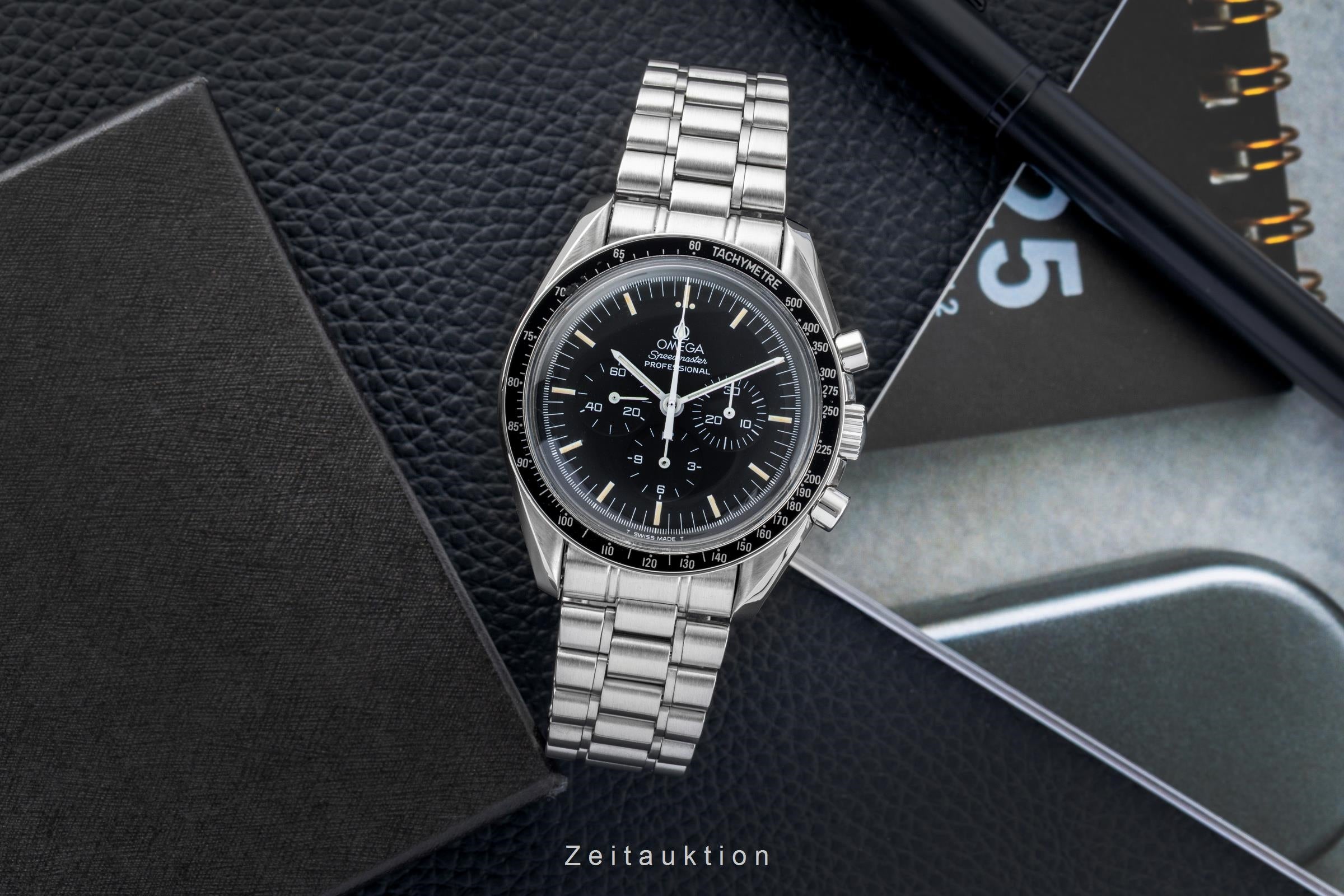 Omega Speedmaster Moonwatch Chronograph Stahl Handaufzug Ref. 3590.50.00 B&P [2602995]