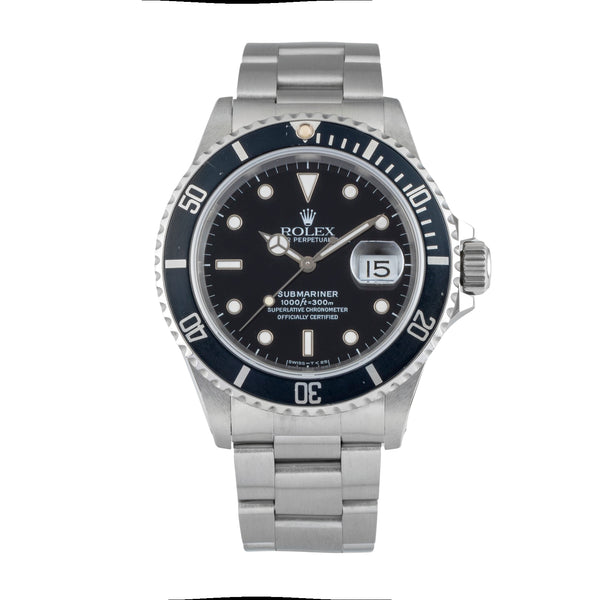 Rolex Submariner acier automatique montre pour hommes 16610  [2602996]