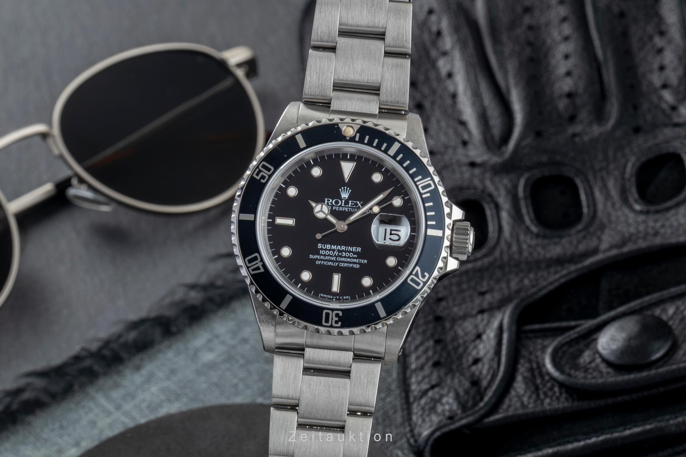 Rolex Submariner acier automatique montre pour hommes 16610  [2602996]