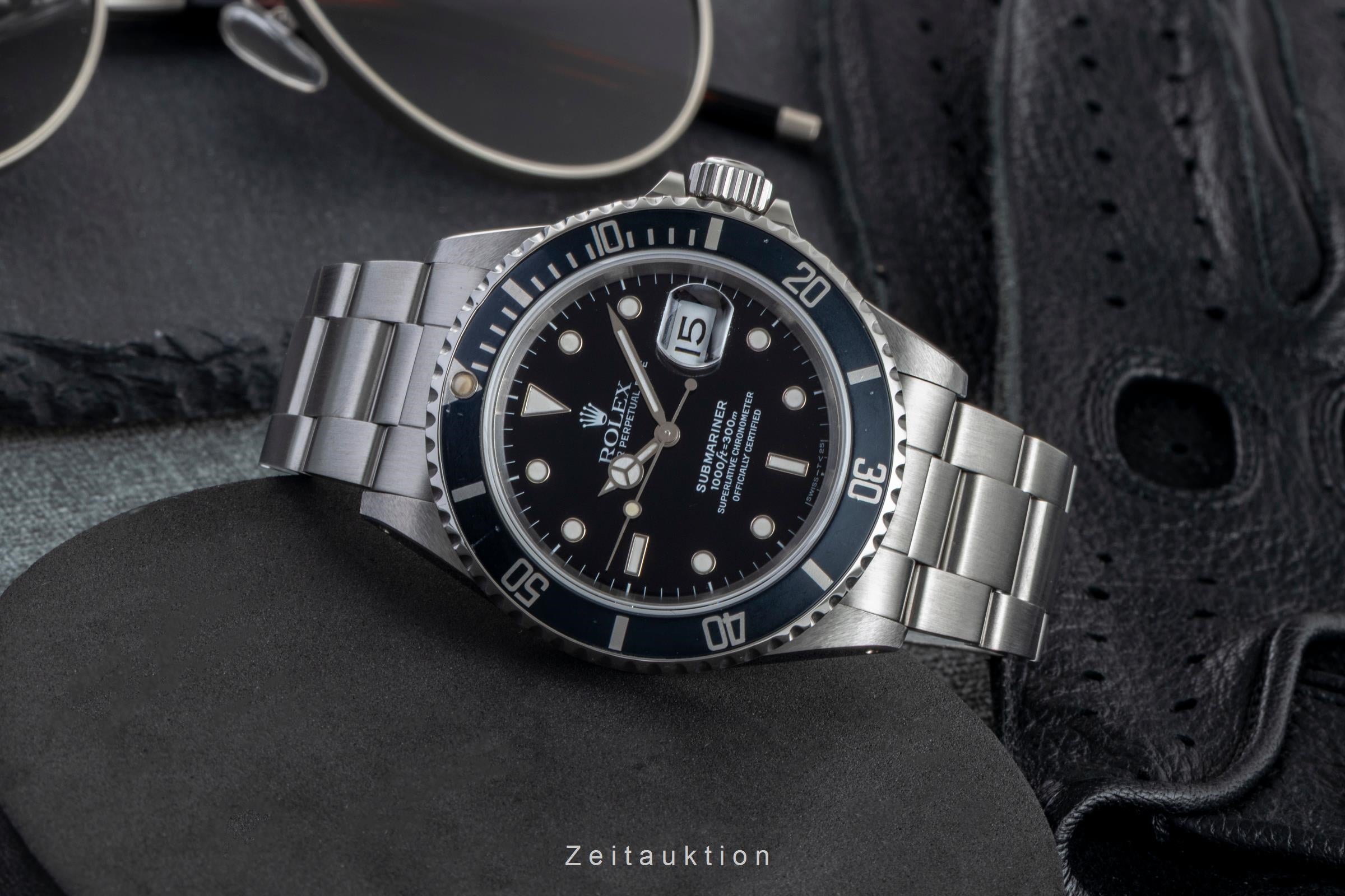 Rolex Submariner acier automatique montre pour hommes 16610  [2602996]
