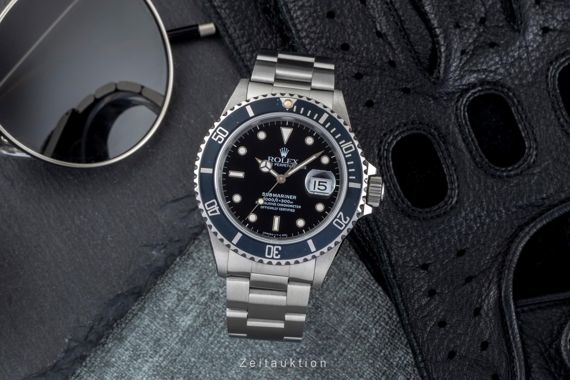 Rolex Submariner acier automatique montre pour hommes 16610  [2602996]