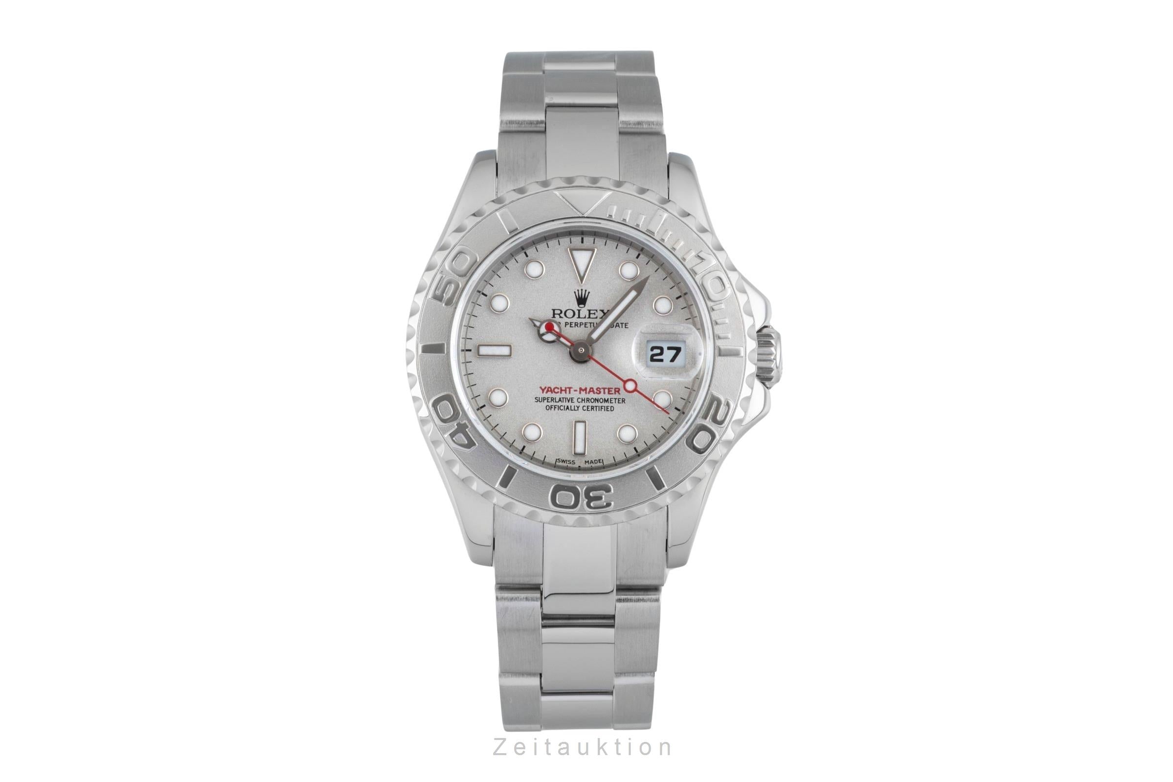 Rolex Yacht-Master acero / platino automático reloj para damas  169622  [2602998]