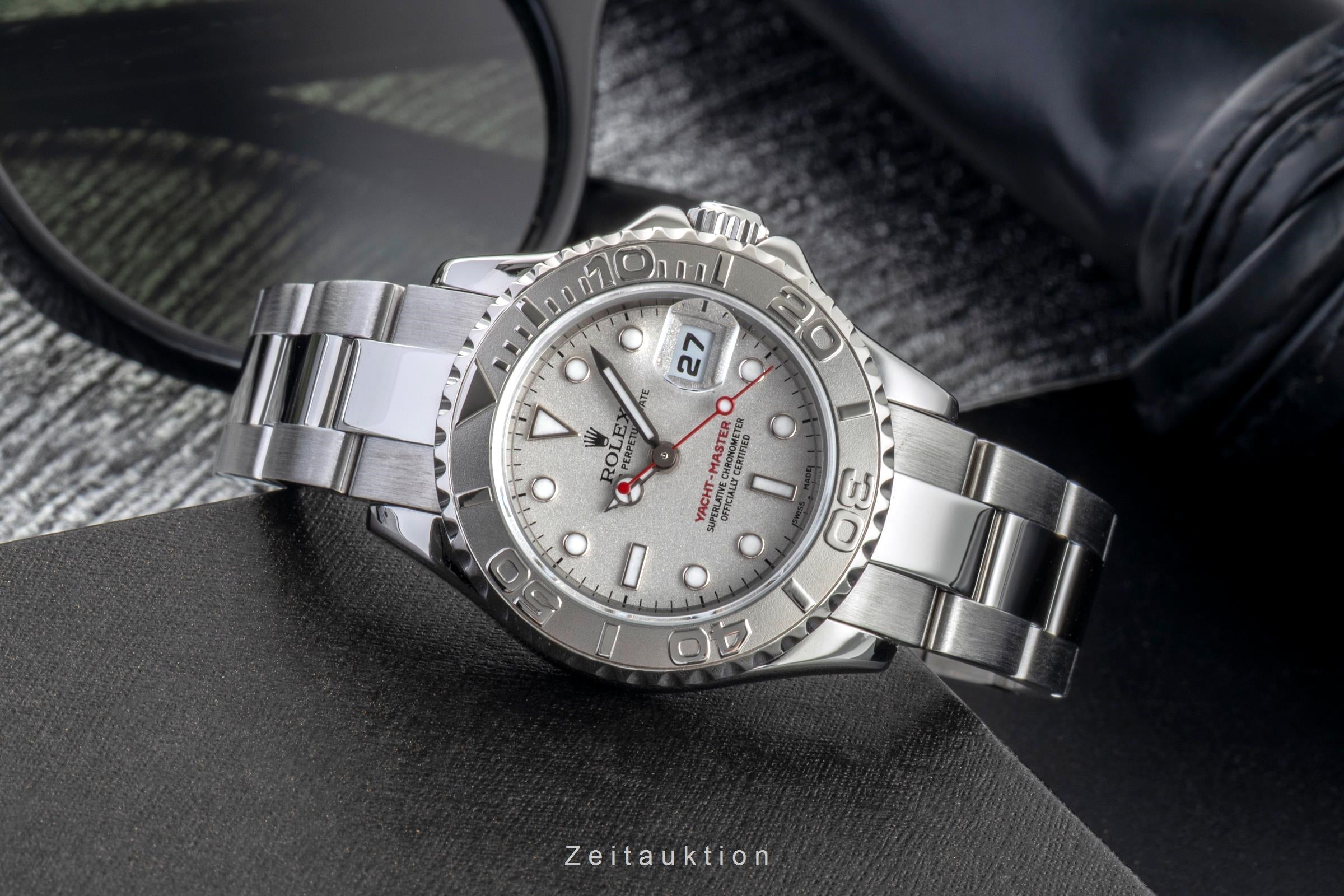 Rolex Yacht-Master acero / platino automático reloj para damas  169622  [2602998]