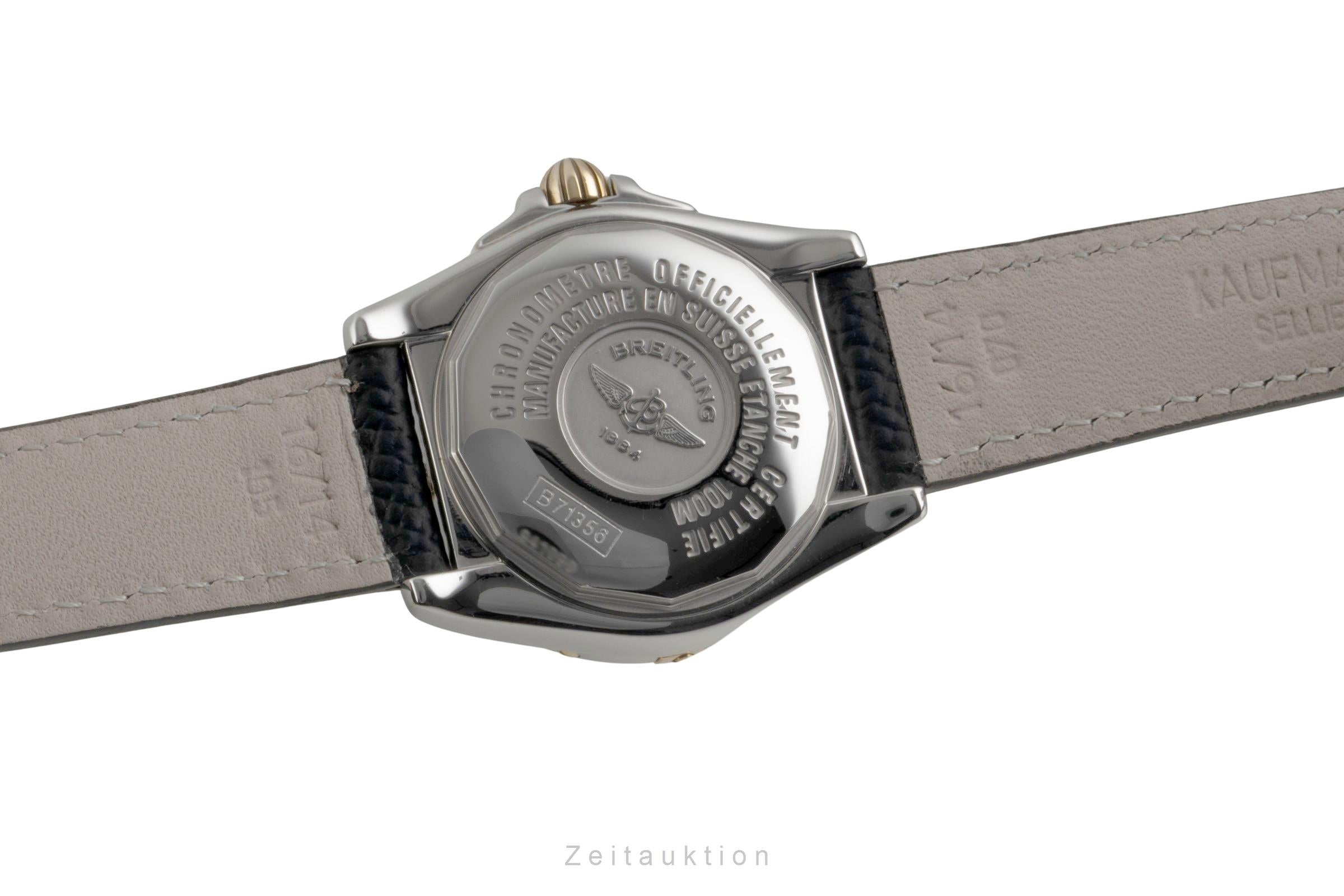 Breitling Galactic Cockpit Lady 32 Stahl / Gold Quarz Black Dial Ref. B71356  [2603006]