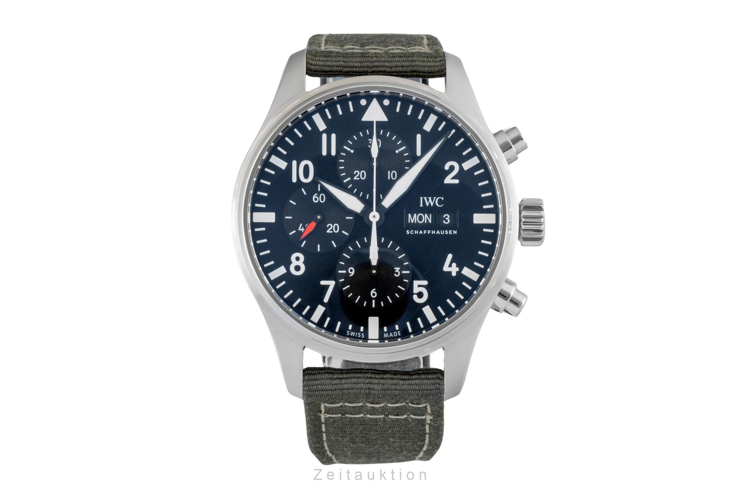 IWC Fliegerchronograph chronograph steel automatic Kal. C.79320