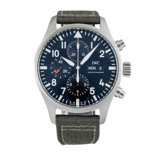IWC Fliegerchronograph chronograph steel automatic men's watch IW377709  [2603007]