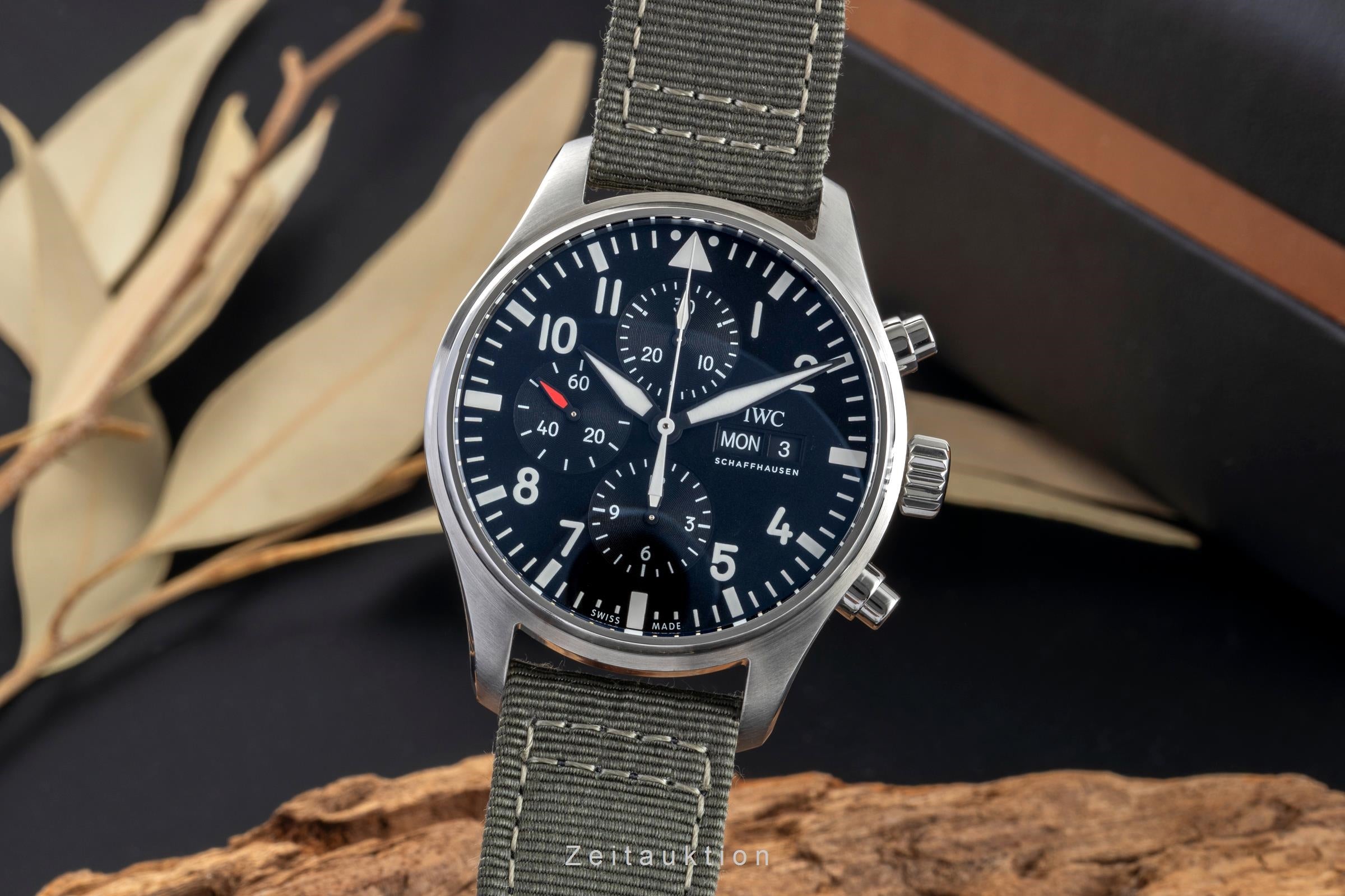 IWC Fliegerchronograph chronograph steel automatic men's watch IW377709  [2603007]
