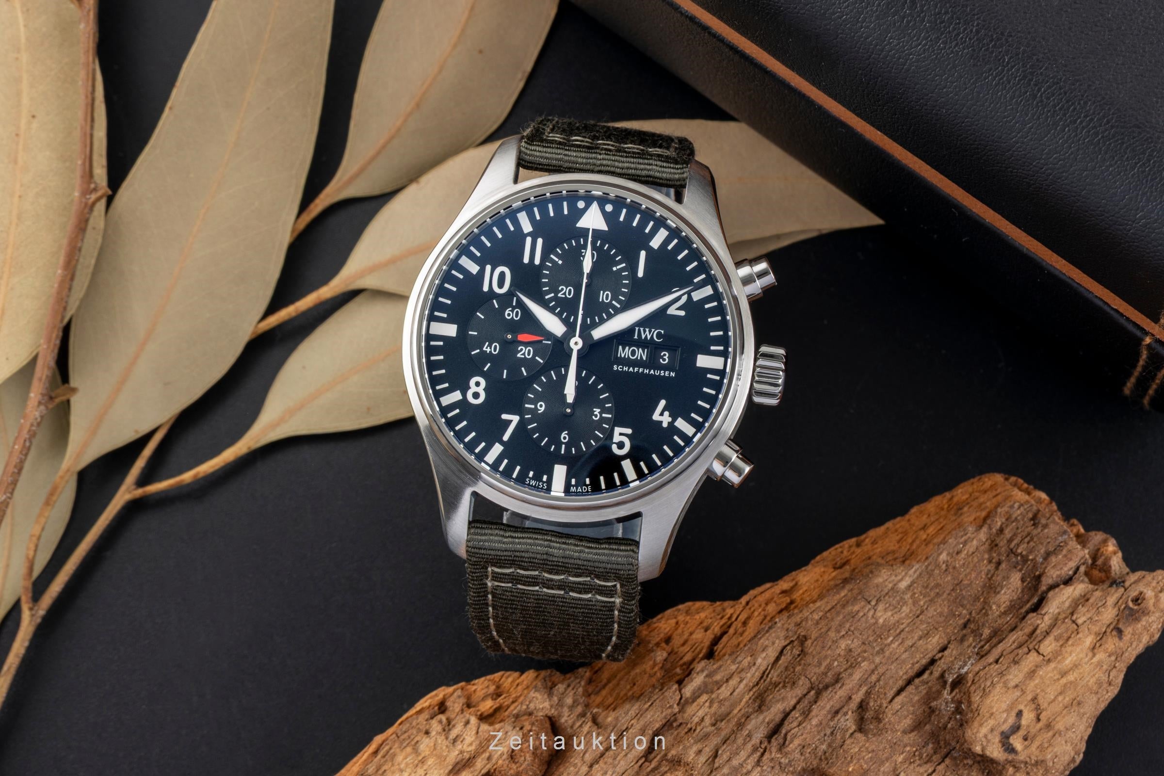 IWC Fliegerchronograph chronograph steel automatic men's watch IW377709  [2603007]