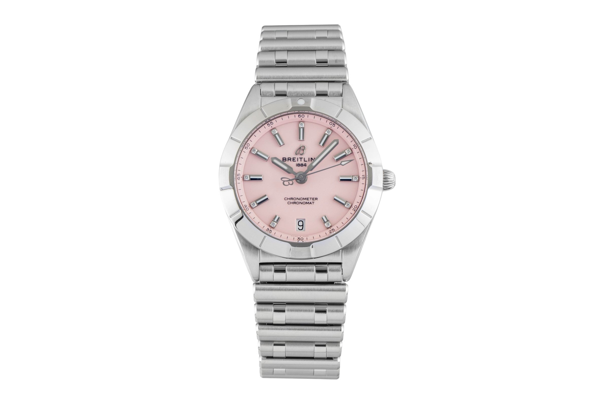 Breitling Chronomat Chronometer Lady 32mm Stahl Ref. A77310101K1A1 B&P  [2603010]