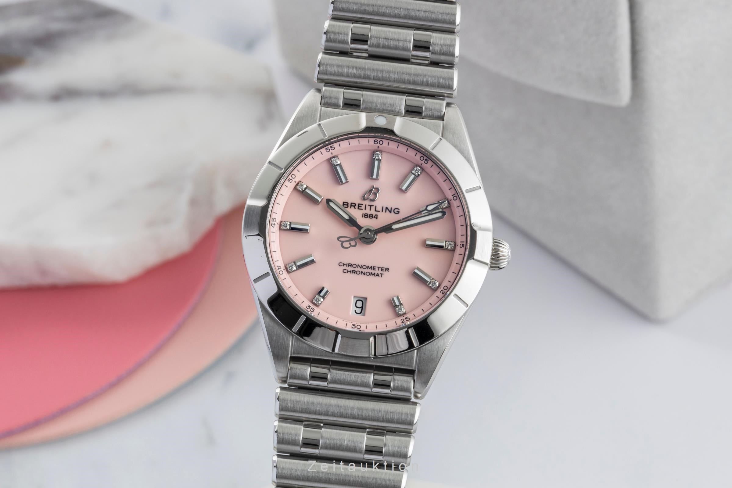 Breitling Chronomat Chronometer Lady 32mm Stahl Ref. A77310101K1A1 B&P  [2603010]