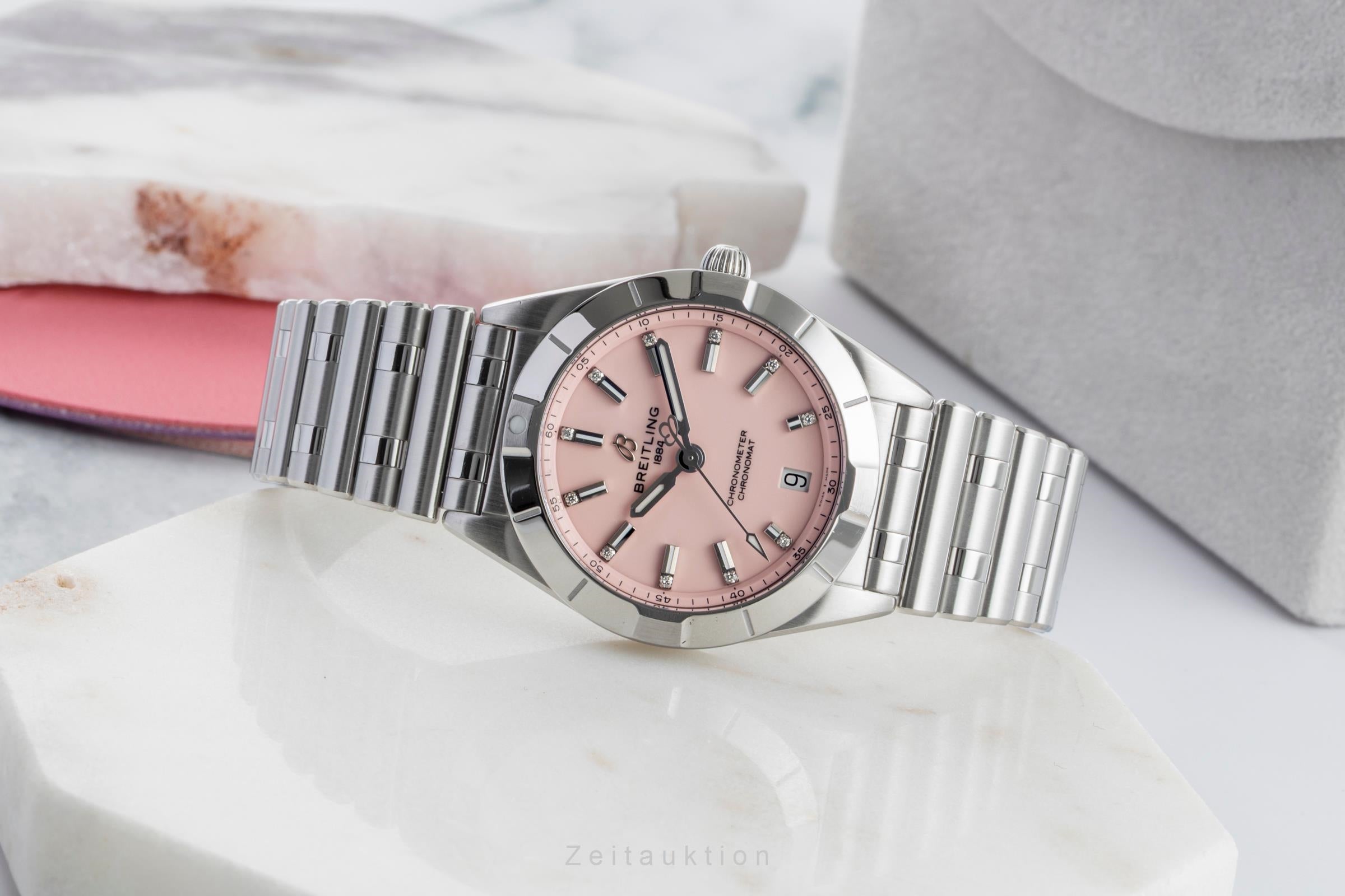 Breitling Chronomat Chronometer Lady 32mm Stahl Ref. A77310101K1A1 B&P  [2603010]