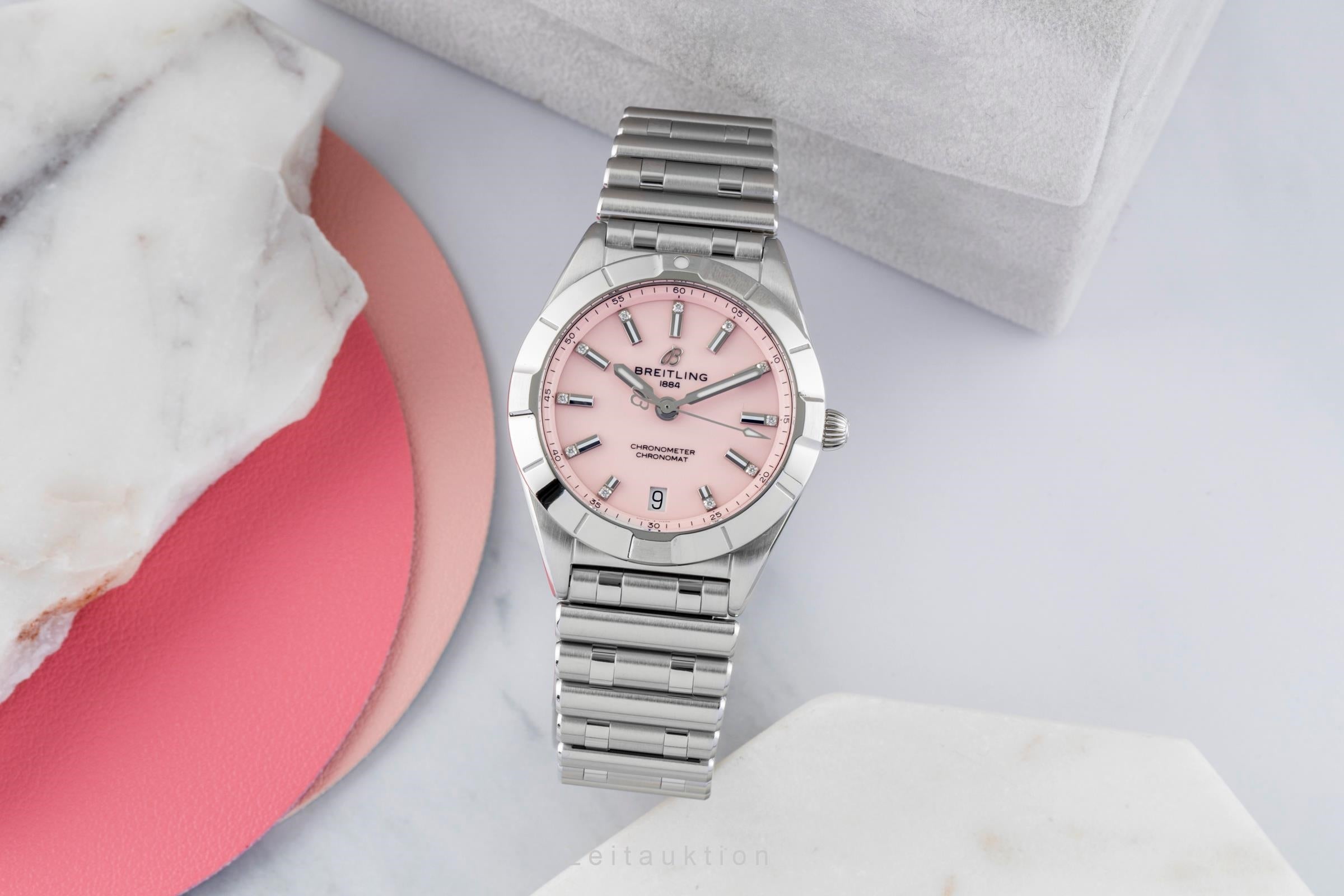 Breitling Chronomat Chronometer Lady 32mm Stahl Ref. A77310101K1A1 B&P  [2603010]