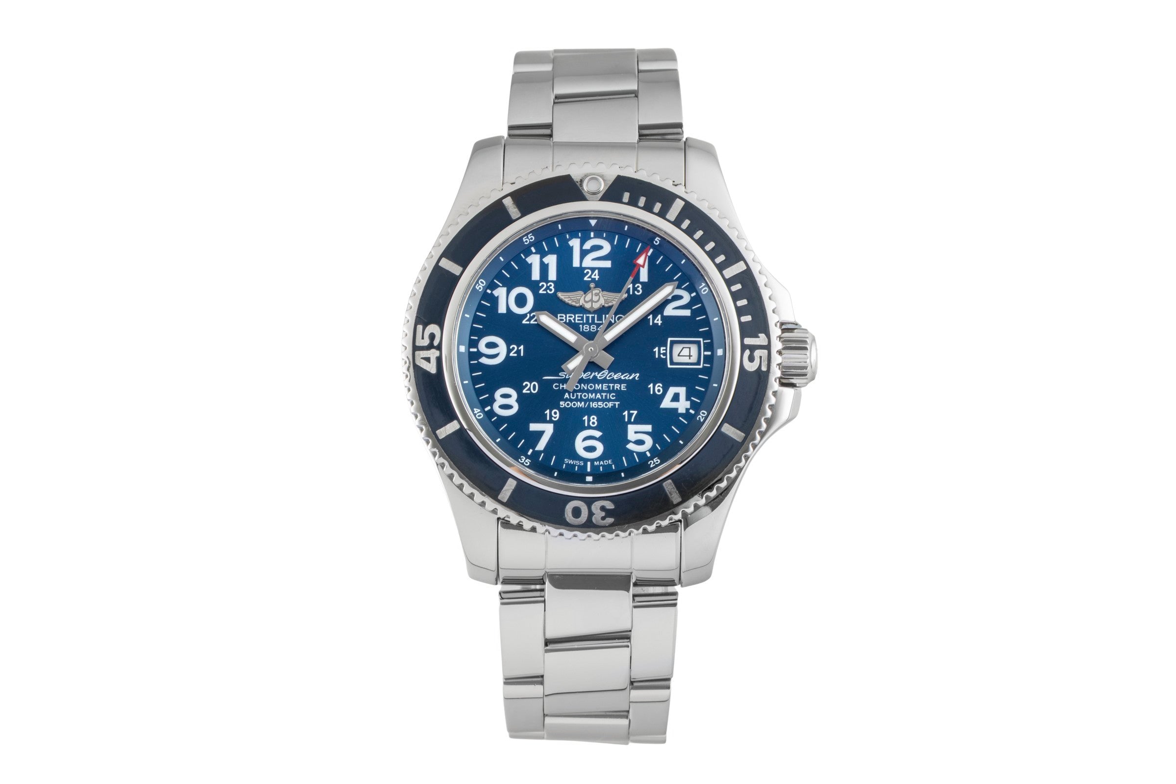 Breitling Superocean 42 Stahl Automatik Herrenuhr Ref. A17365D1/C915 B&P 2018 [2603011]