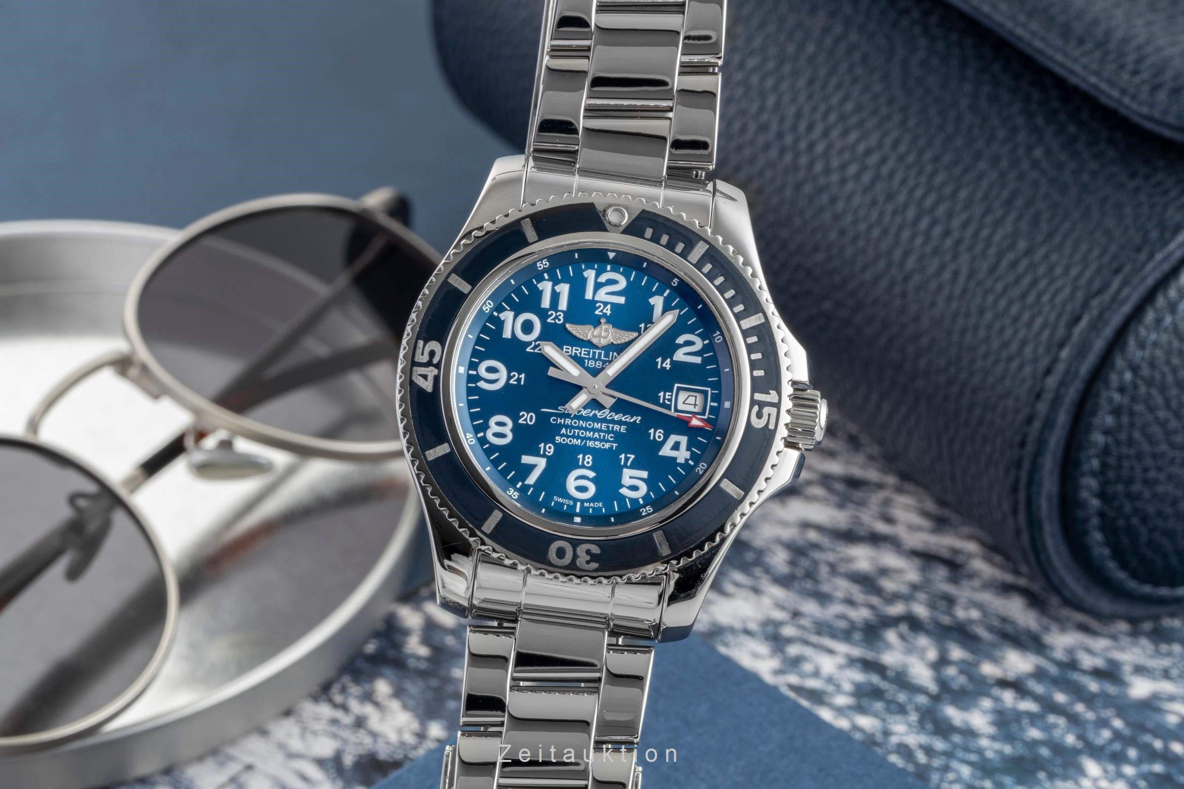 Breitling Superocean steel automatic men's watch A17365D1/C915  [2603011]
