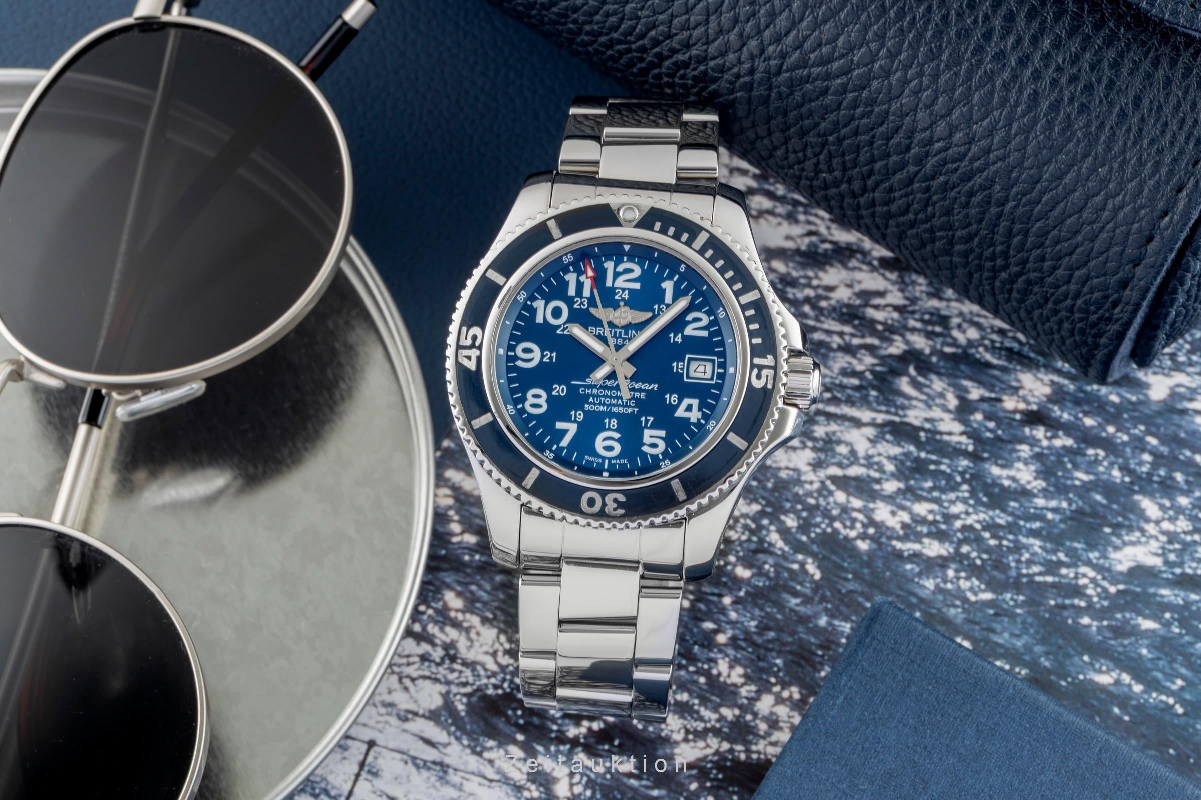 Breitling Superocean steel automatic men's watch A17365D1/C915  [2603011]