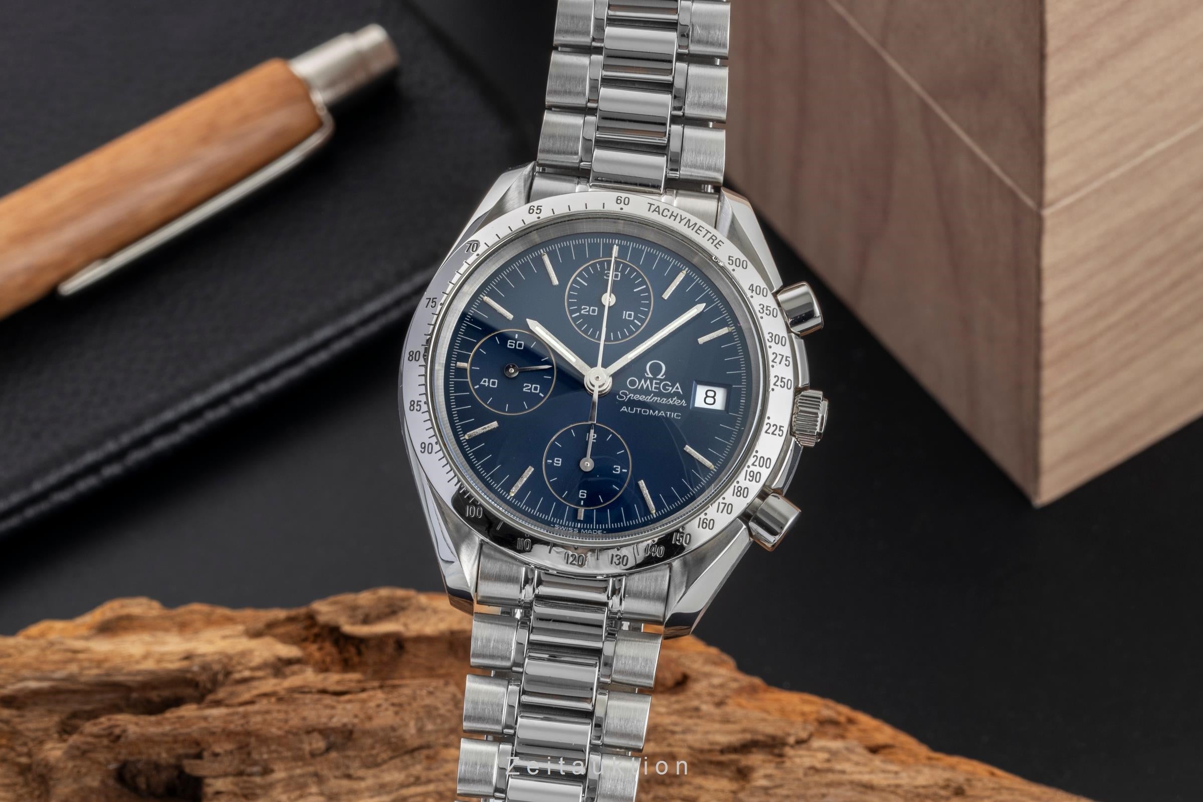 Omega Speedmaster Date chronograph steel automatic men's watch 3511.80.00  [2603012]