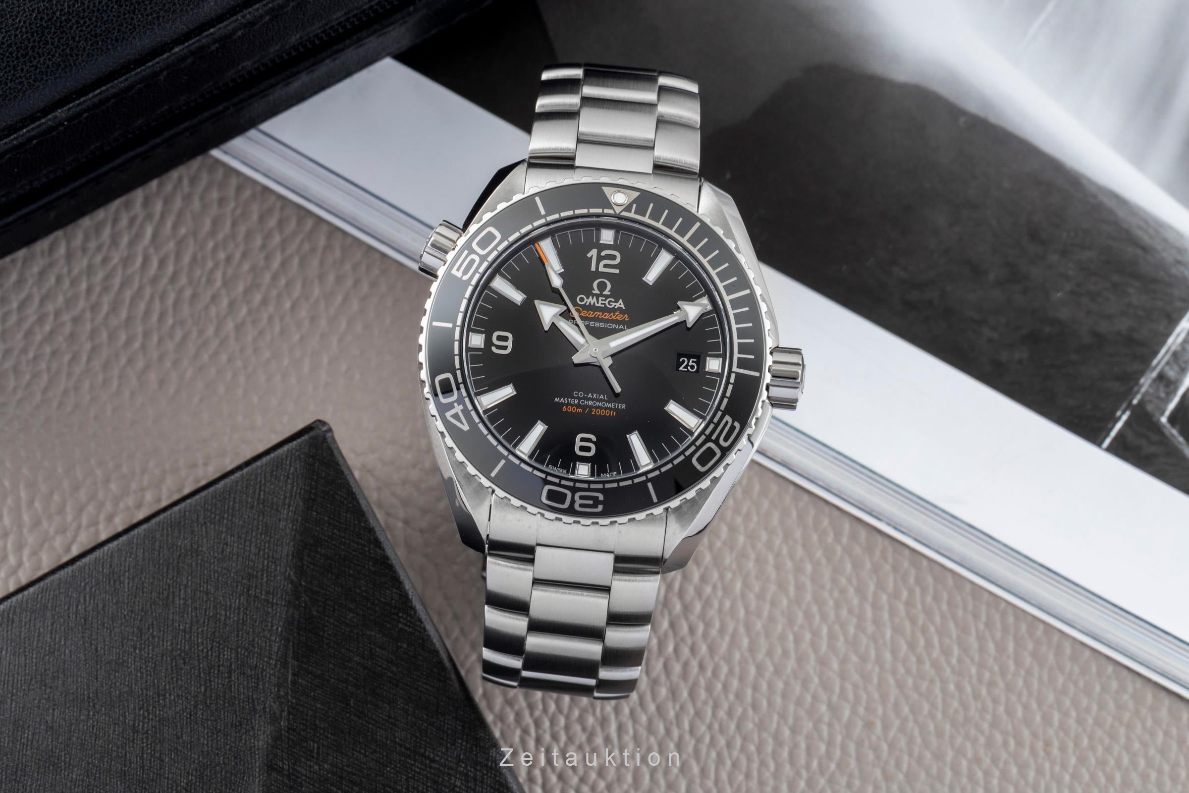 Omega Seamaster Planet Ocean Edelstahl Automatik 215.30.44.21.01.001 B&P 2017 [2603013]