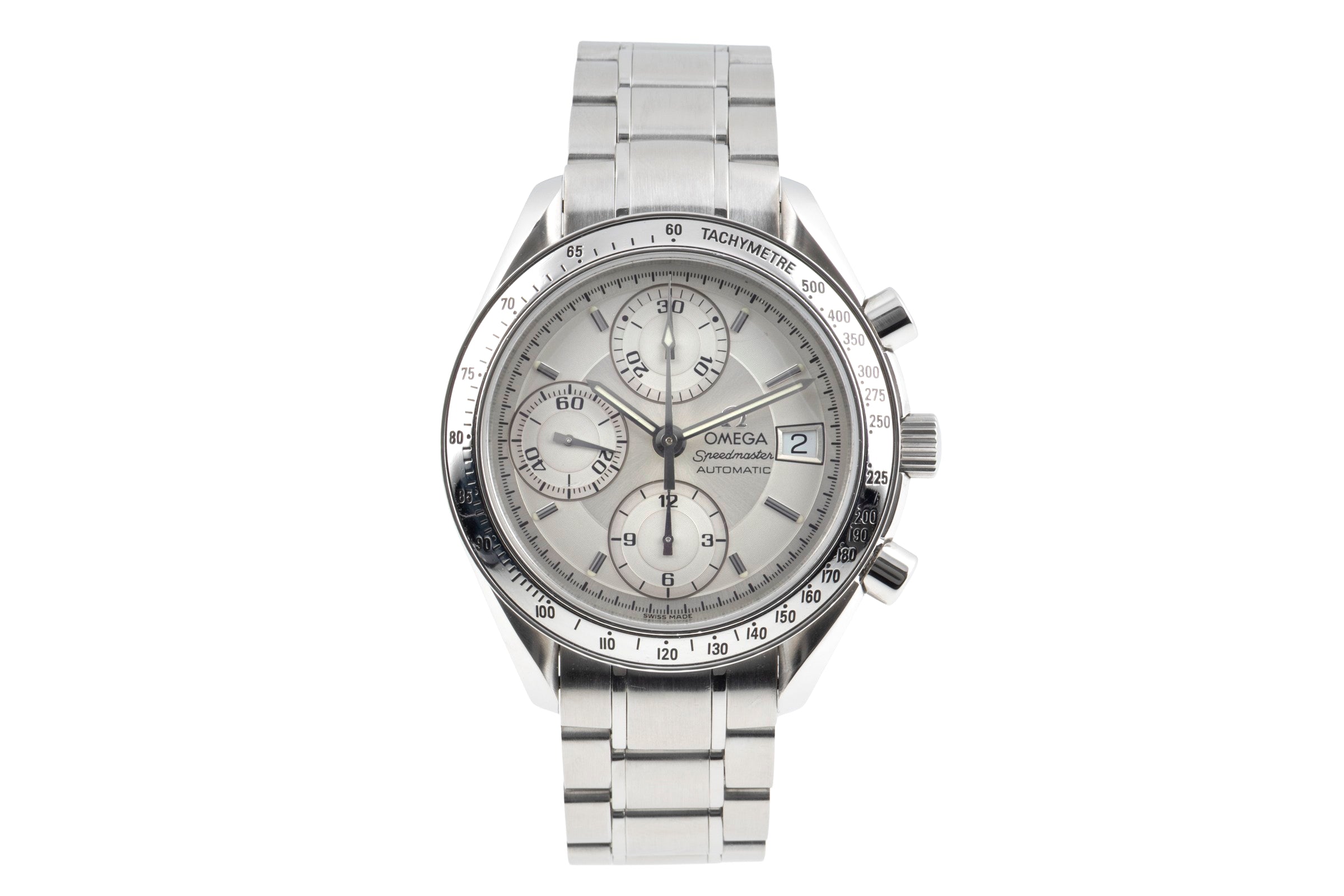 Omega Speedmaster Date chronographe acier automatique montre pour hommes 3513.30.00 LP: 6100EUR  [2603014]